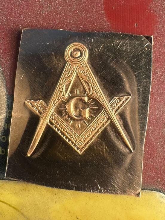 Brandvik Tools Impression Die - Masonic Compass and Square