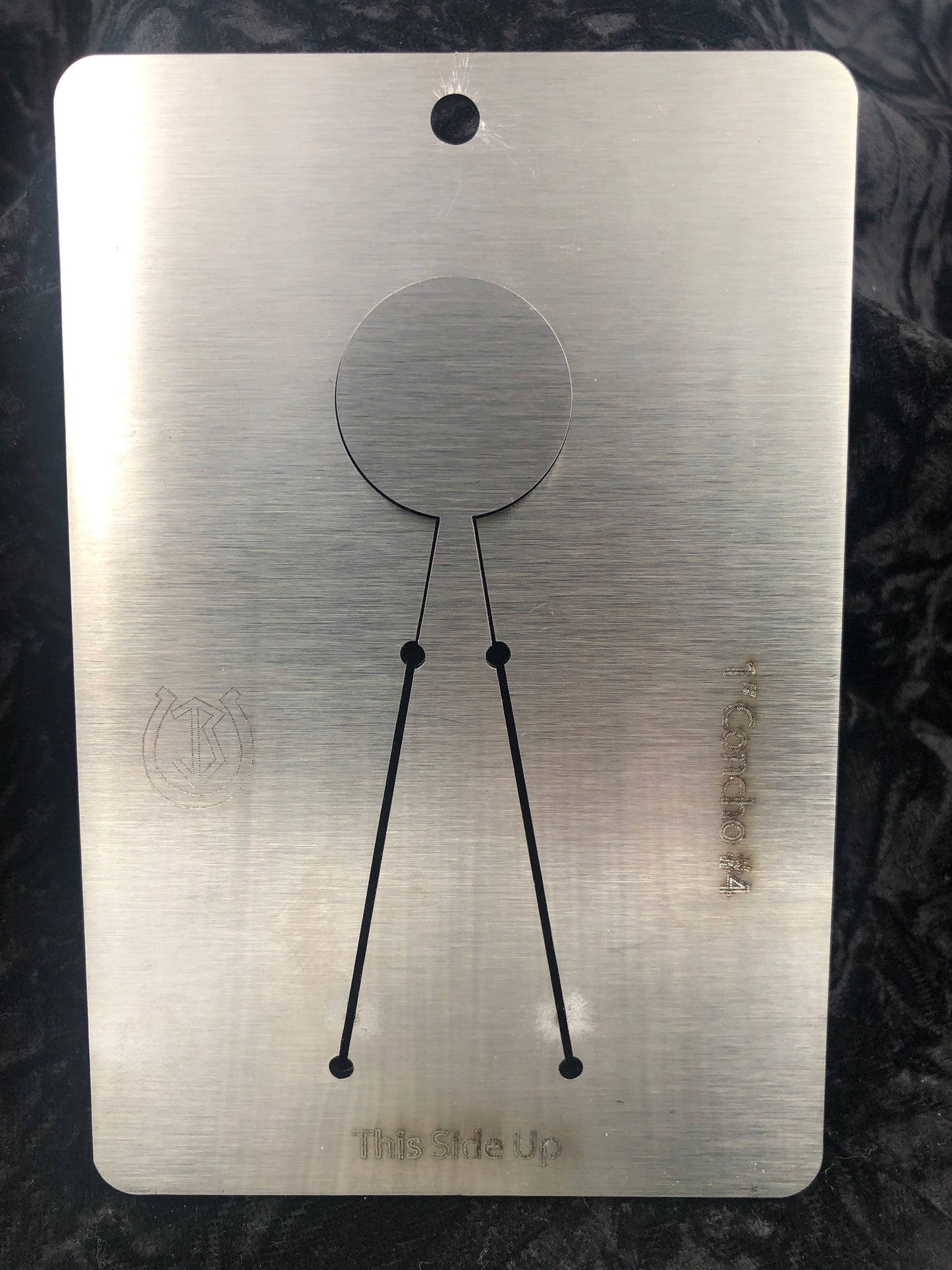 1 inch Concho Pancake Die #4