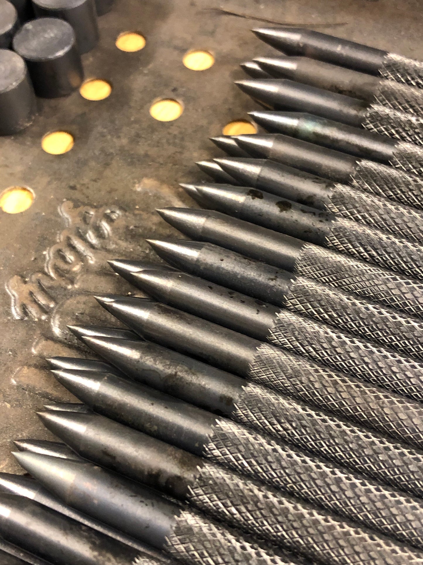 Jeweler's Hole Punch: Hardened Steel, Knurled Handle
