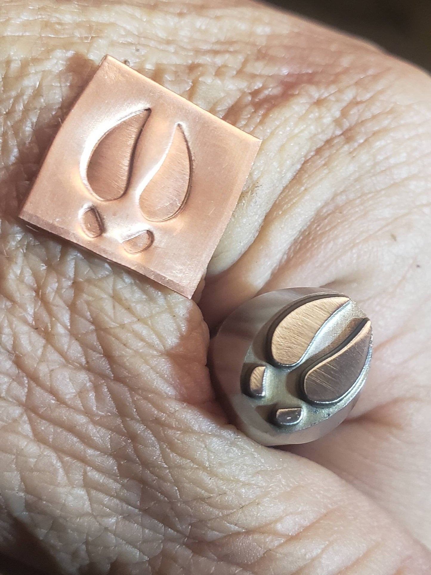 Elk Print-Metal Stamp