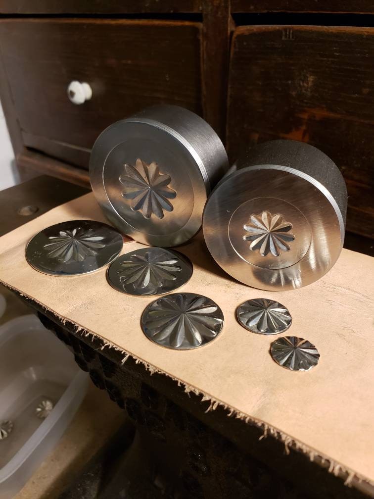 Impression Dies - Chimayo Concho-2 SIZES AVAILABLE- 1.5"/1" And SETS