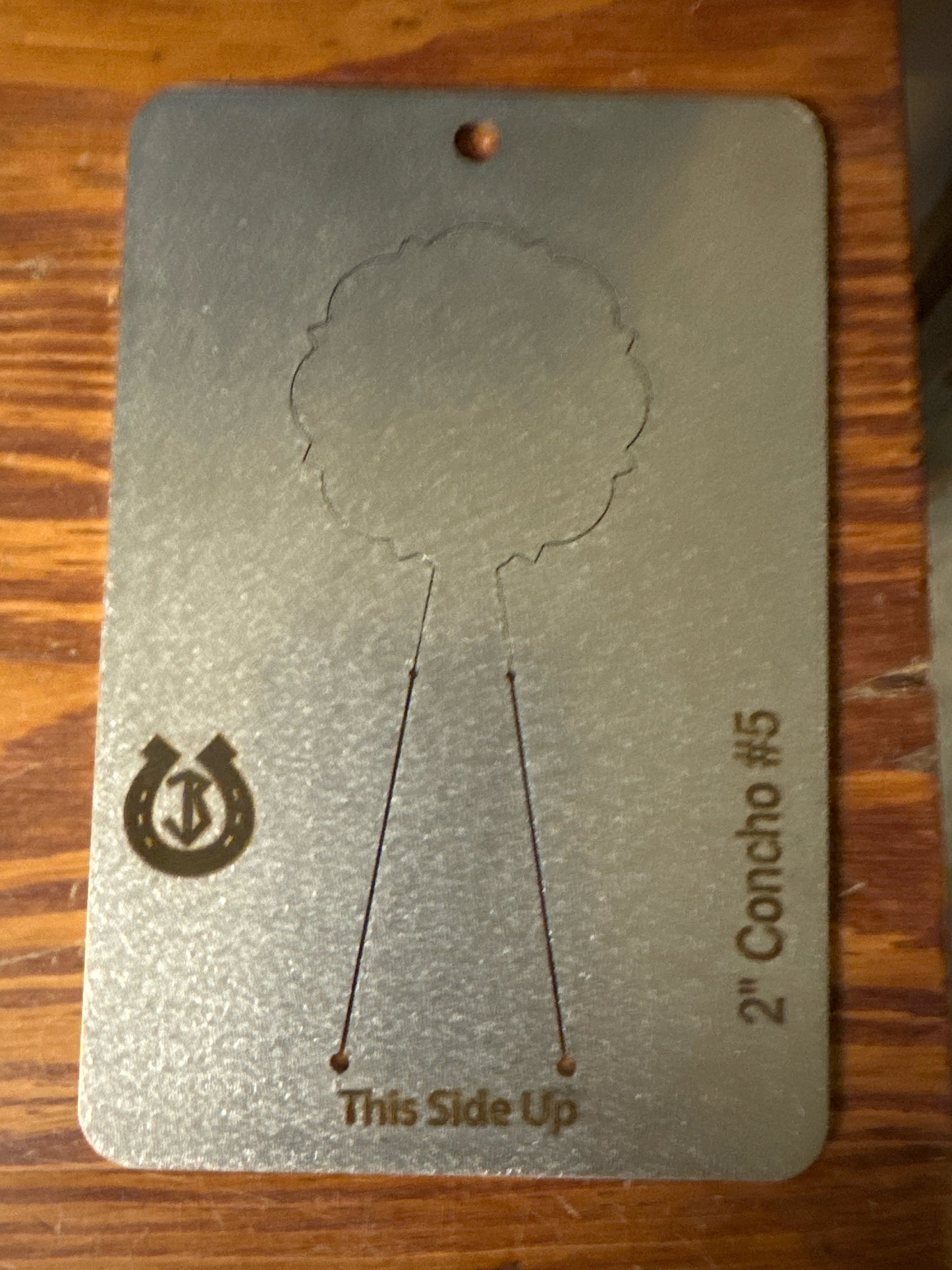 2 inch Concho Pancake Die #5
