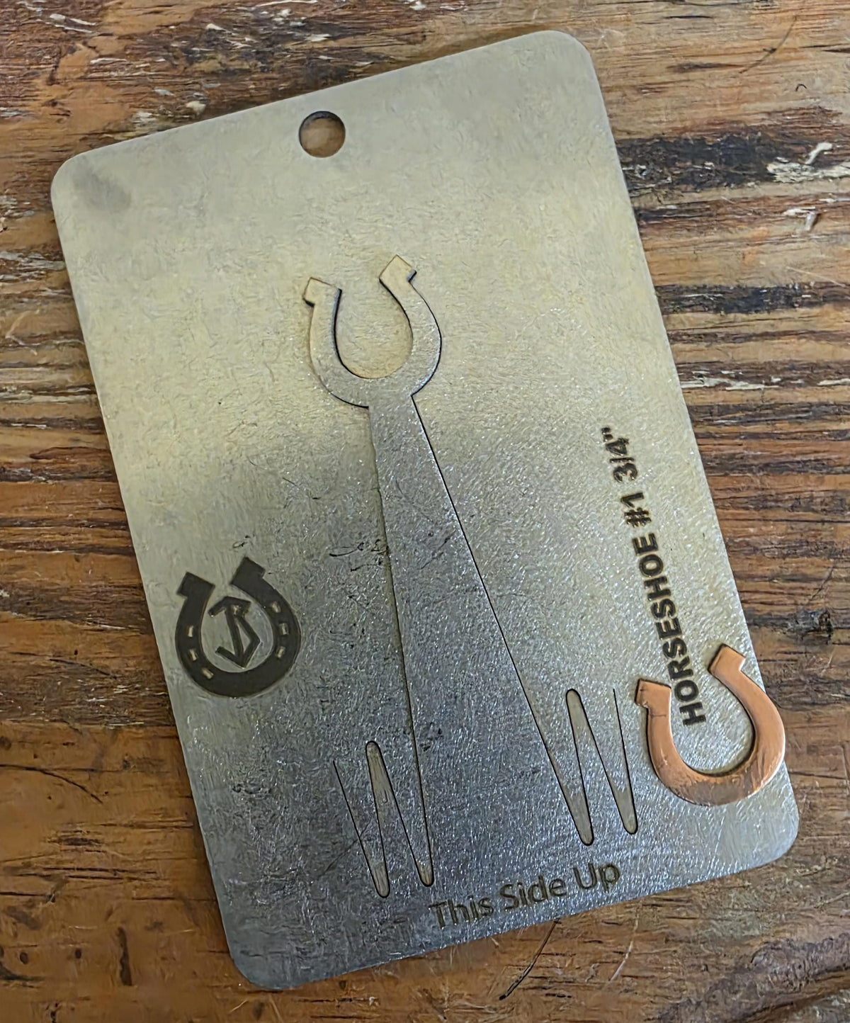 Horseshoe Pancake Die 3/4"