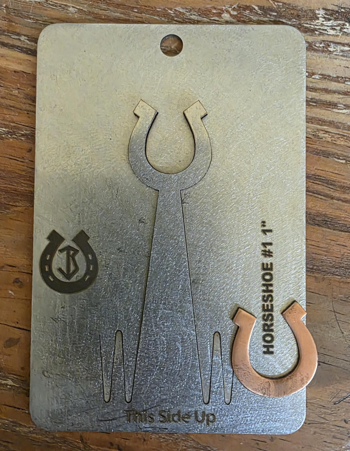 Horseshoe Pancake Die 1"