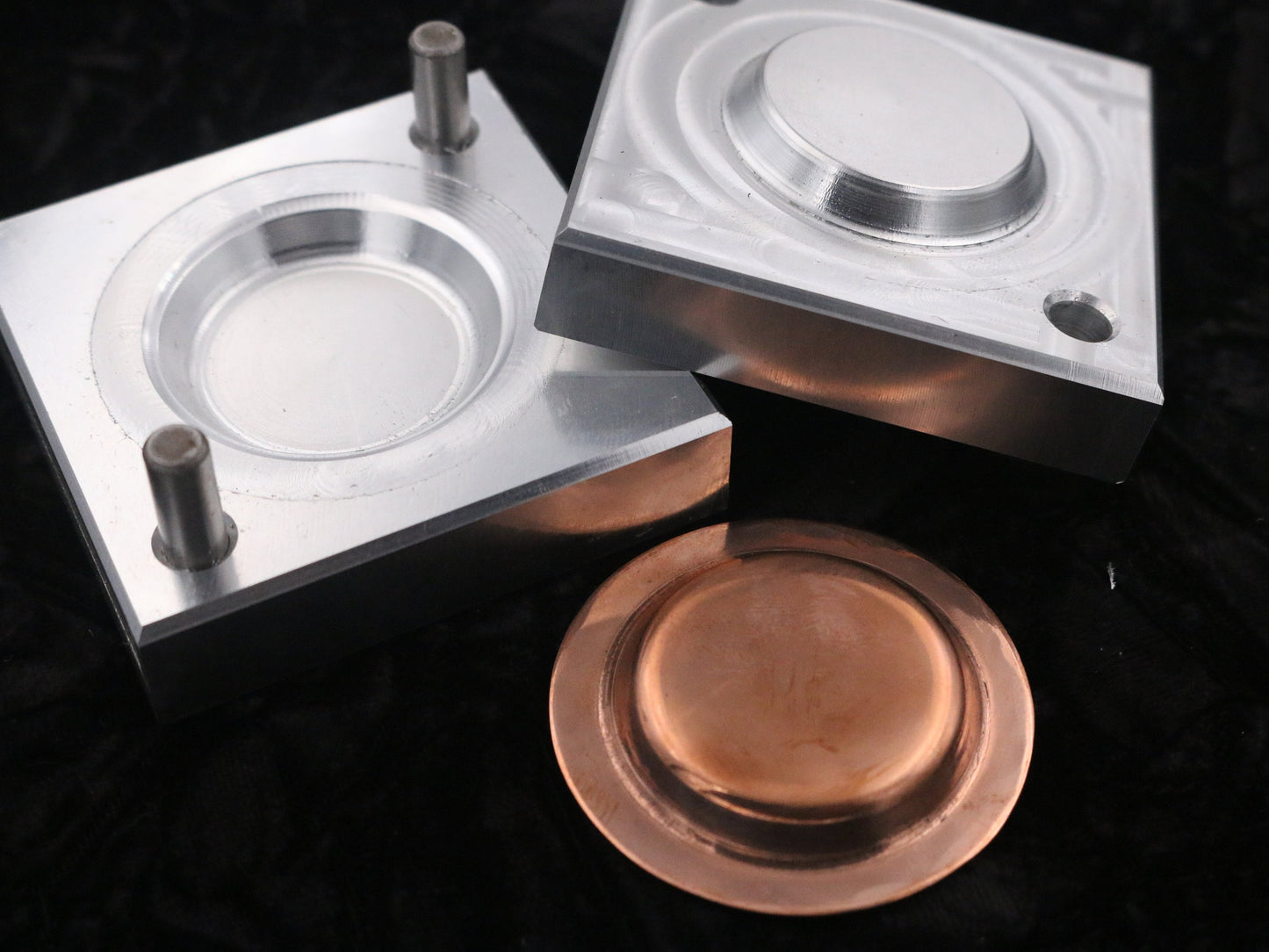 Brandvik Tools 2" Round Flat-Top Concho Forming Die
