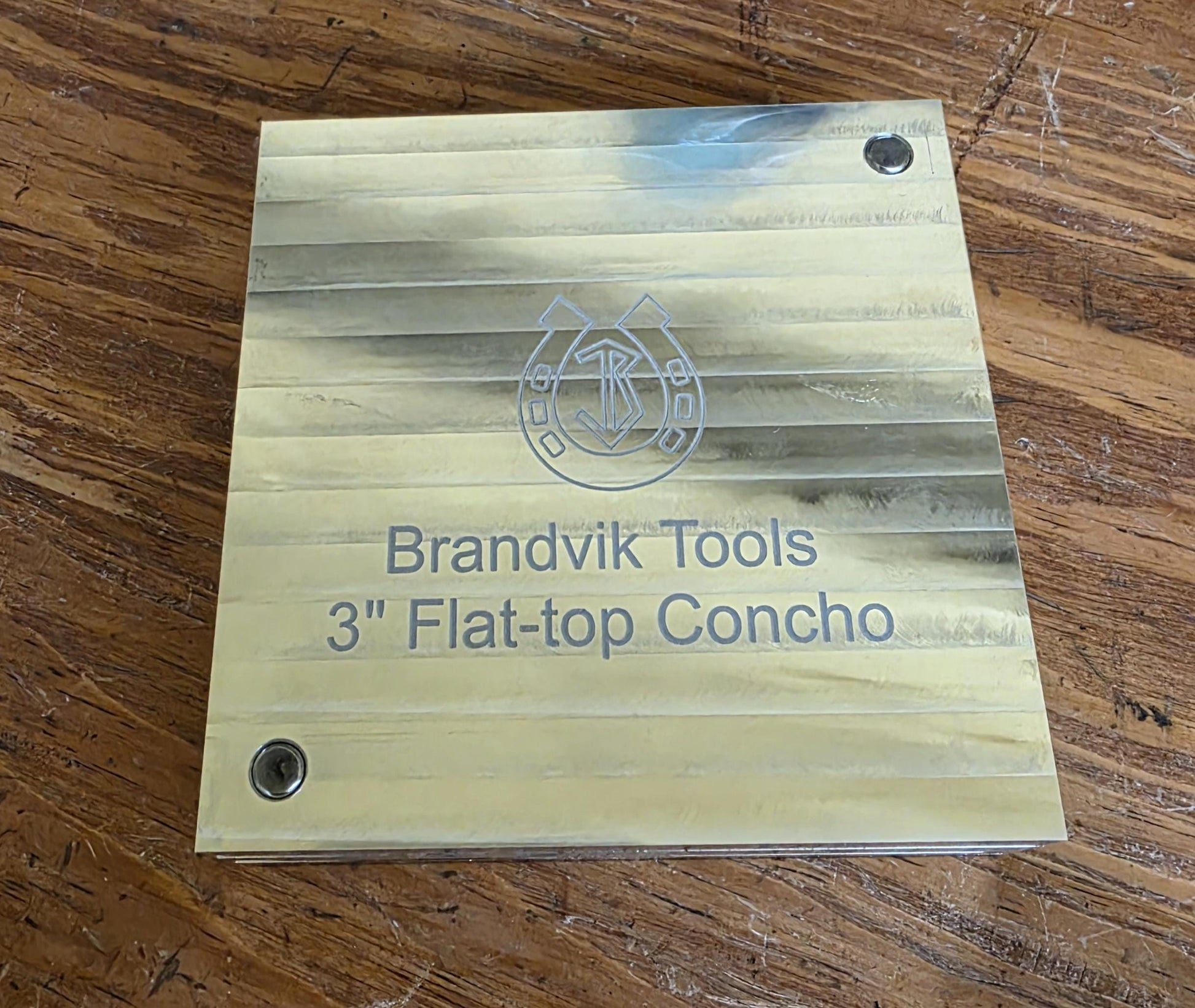 Brandvik Tools 3" Round Flat-Top Concho Forming Die