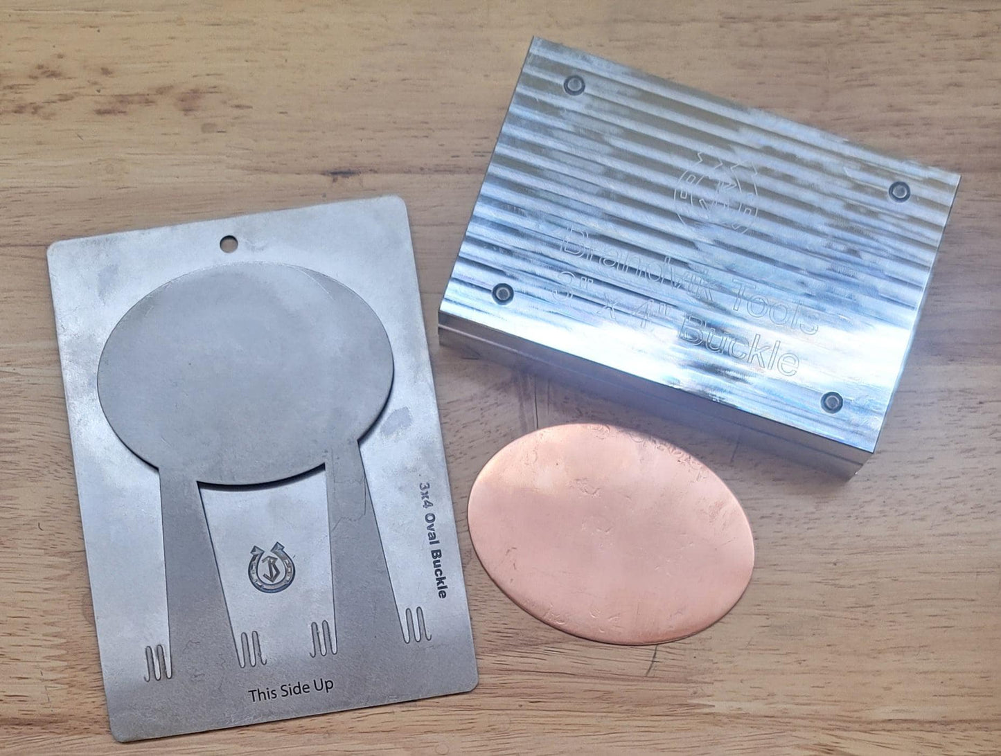 Brandvik Tools 3x4" Oval Buckle making kit.