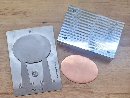 Brandvik Tools 3x4" Oval Buckle making kit.