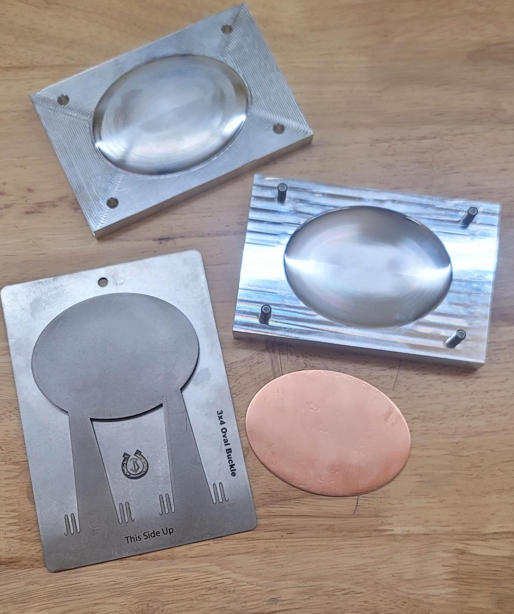 Brandvik Tools 3x4" Oval Buckle making kit.