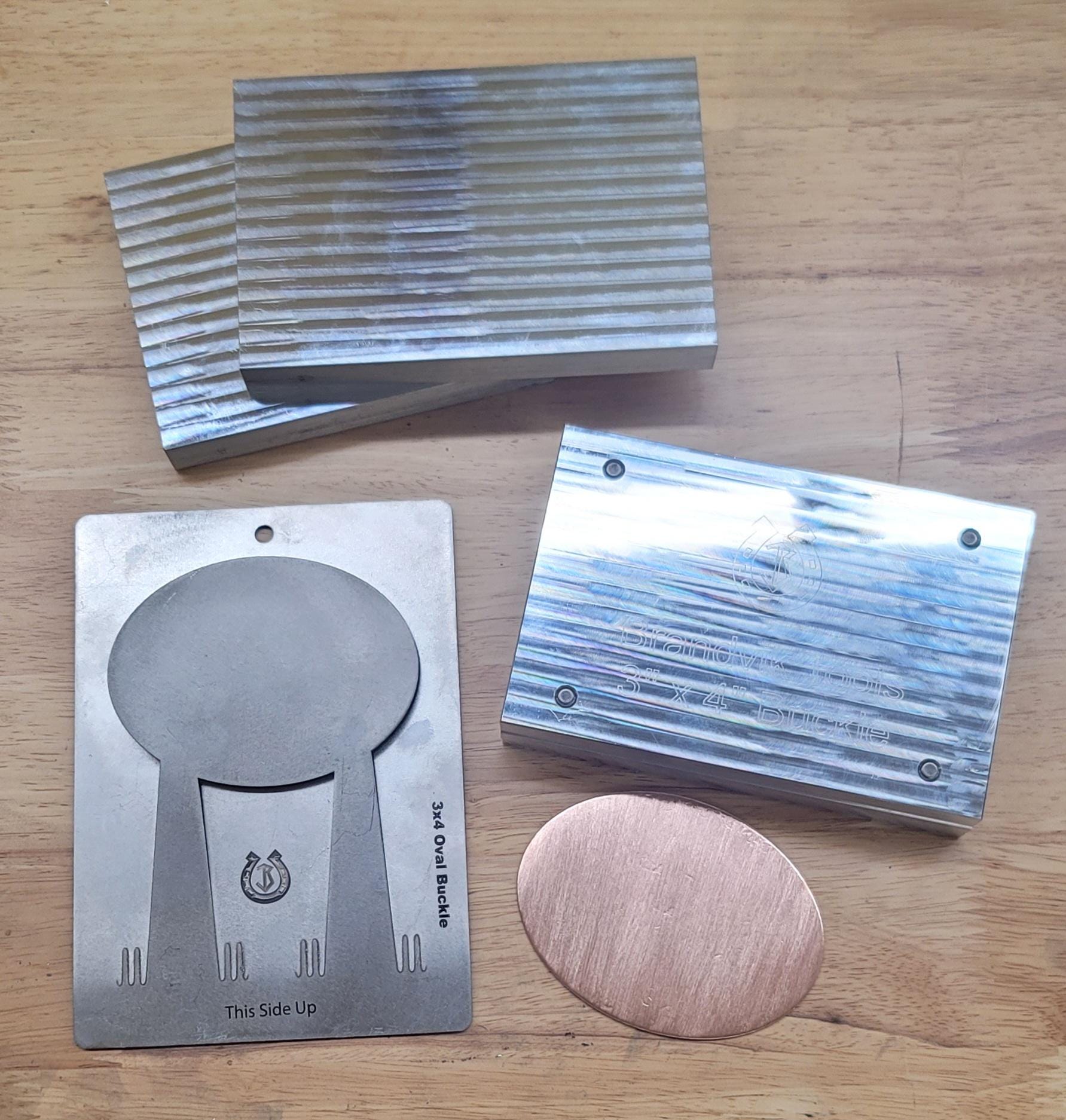 Brandvik Tools 3x4" Oval Buckle making kit.