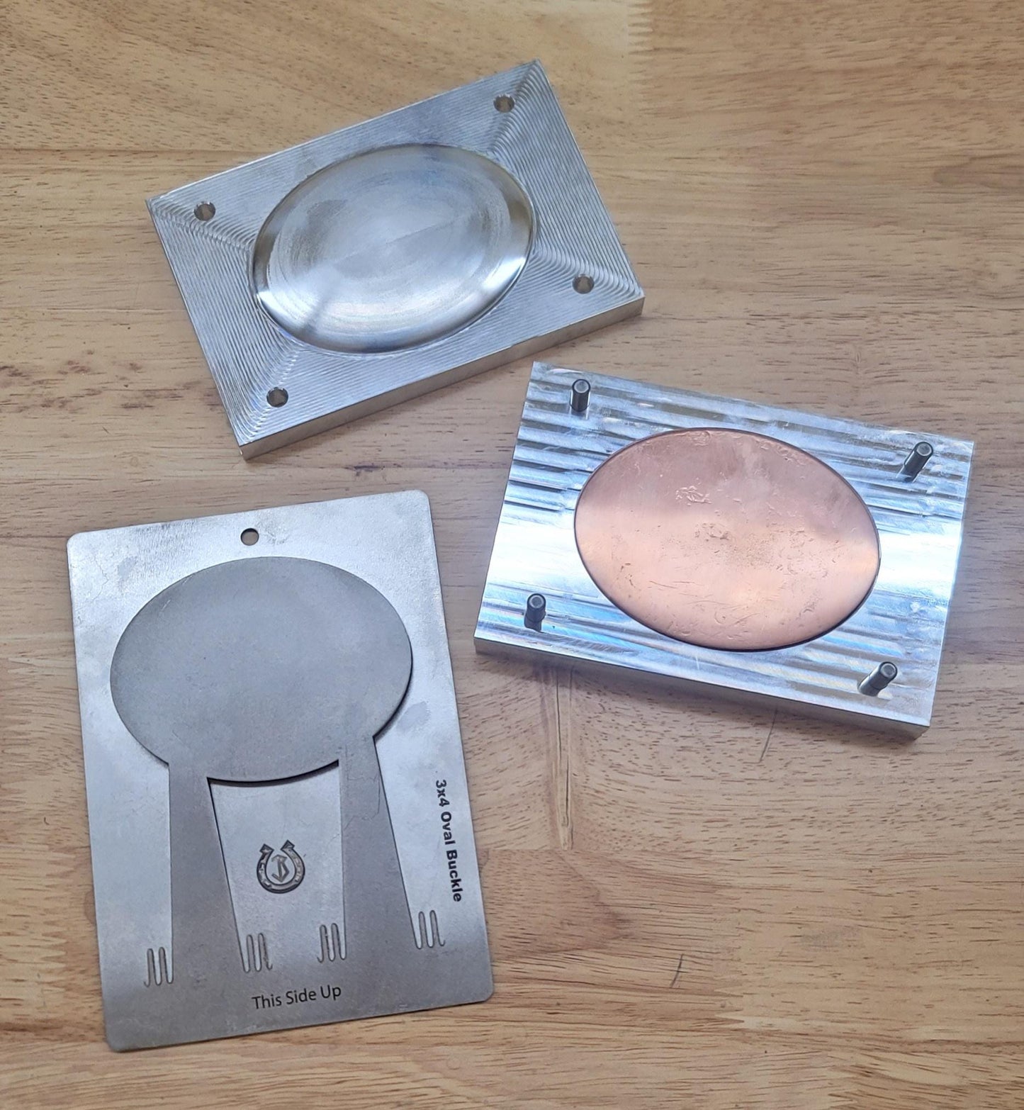 Brandvik Tools 3x4" Oval Buckle making kit.