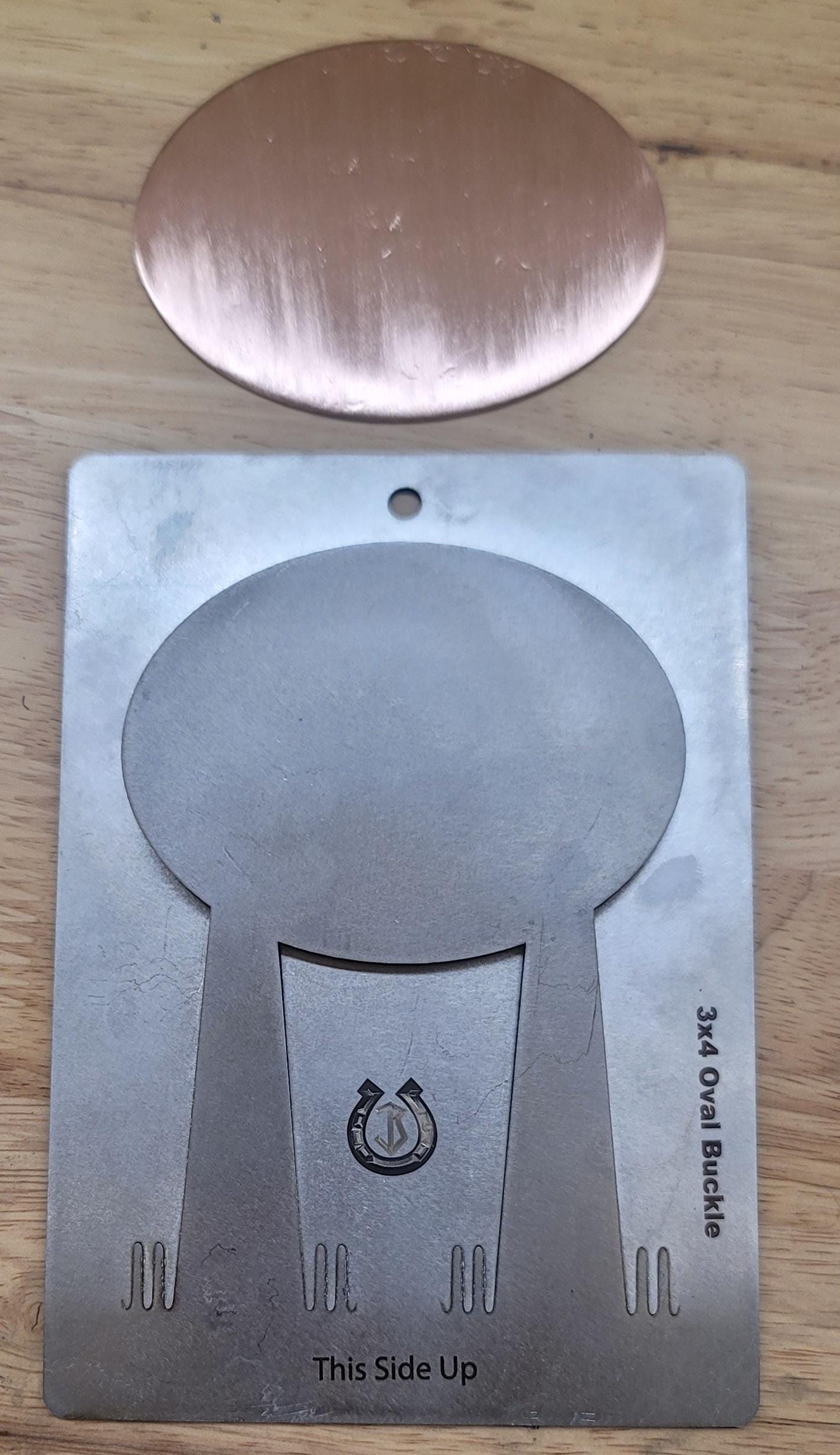 Brandvik Tools 3x4" Oval Buckle Pancake Die
