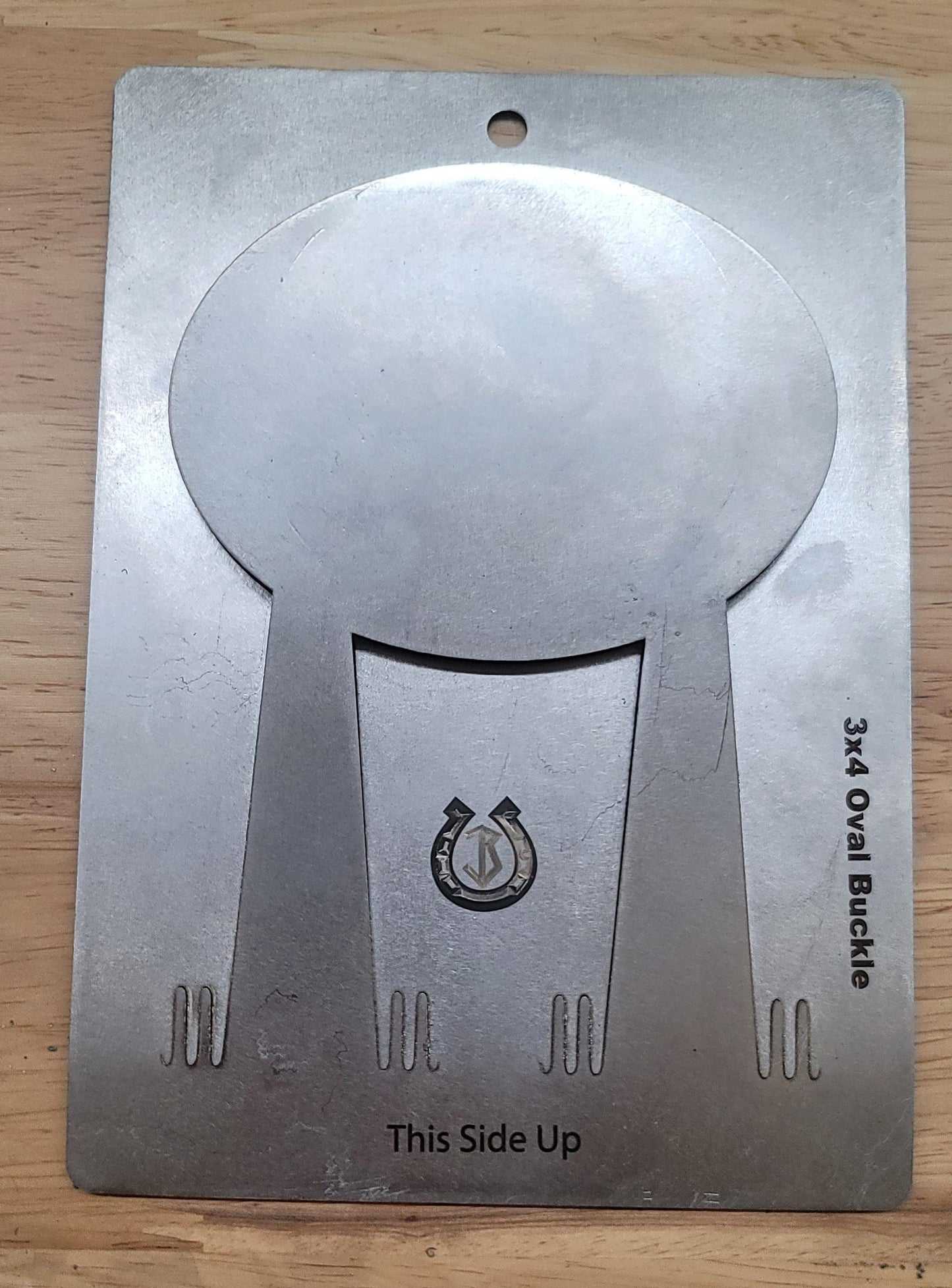 Brandvik Tools 3" x 4" Oval Buckle Pancake die