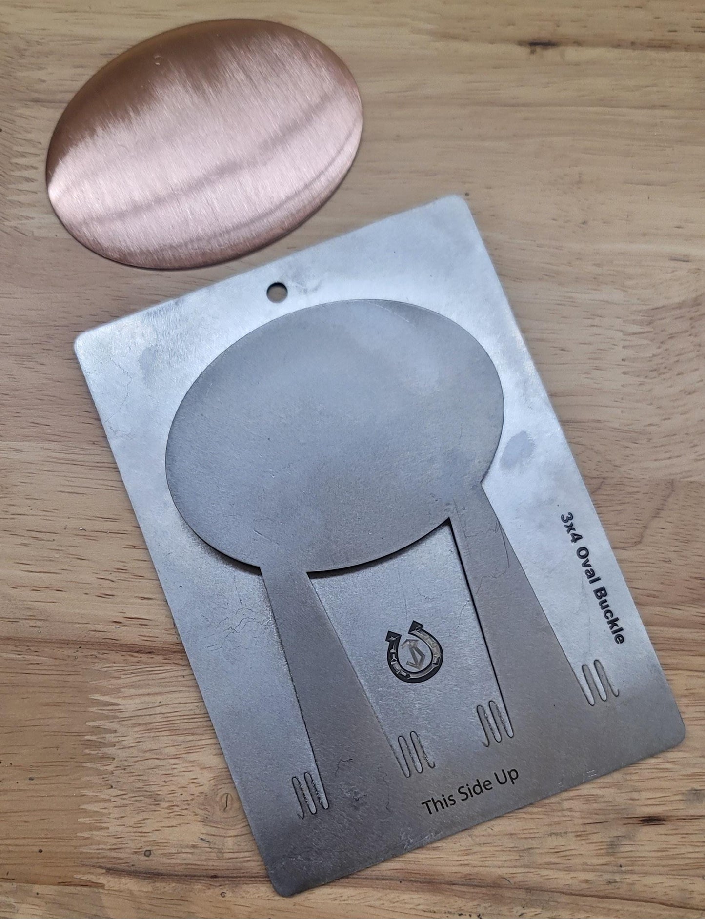 Brandvik Tools 3" x 4" Oval Buckle Pancake die