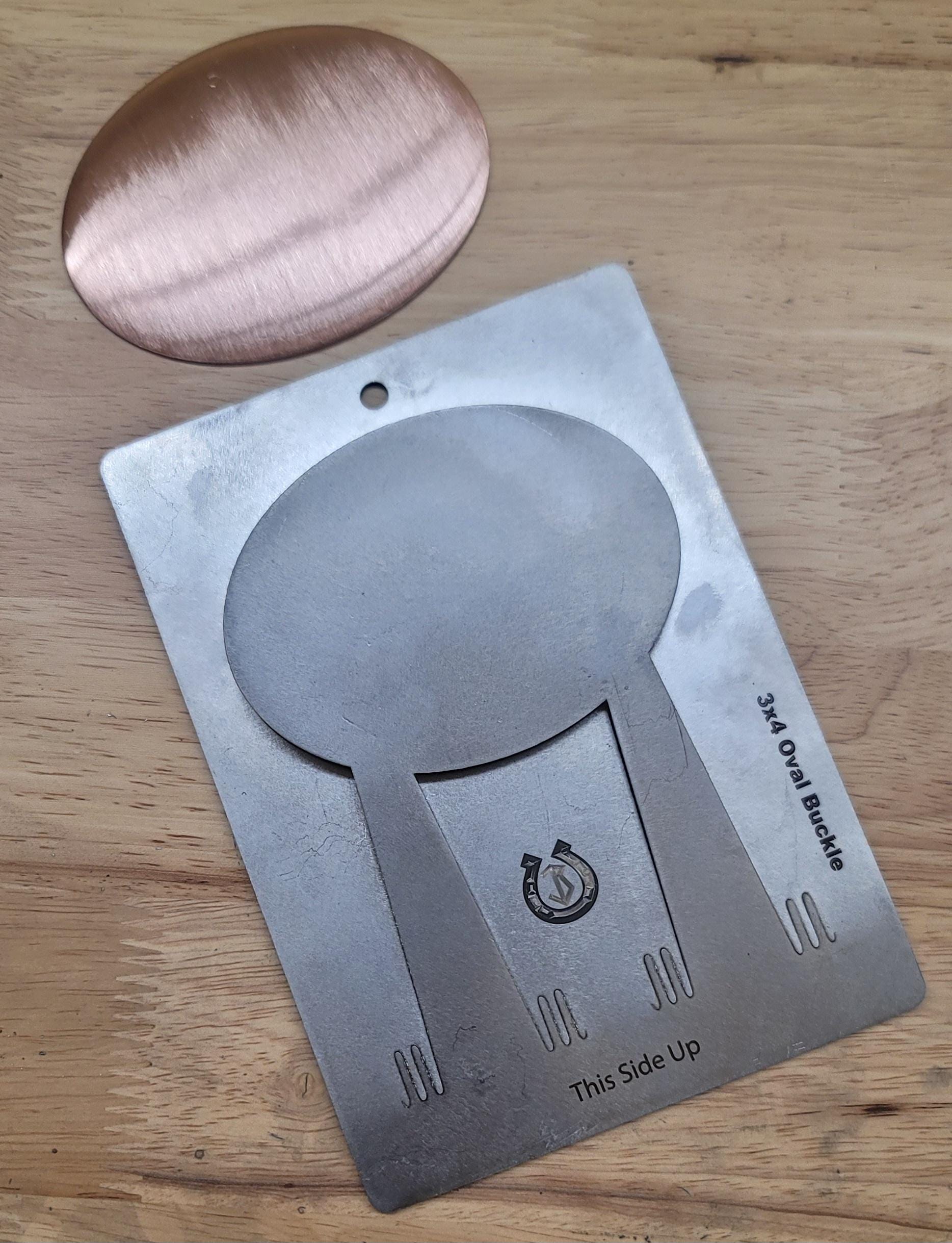 Brandvik Tools 3" x 4" Oval Buckle Pancake die