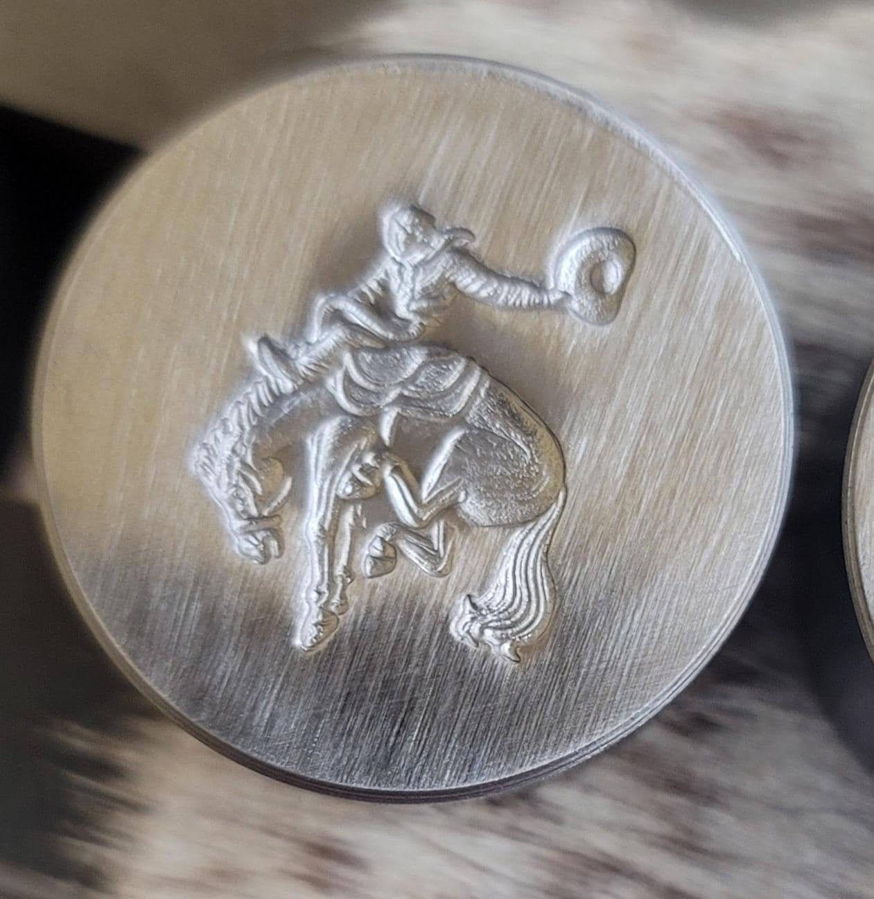 Impression Die- Bucking Bronc w/Cowboy. Brandvik Tools