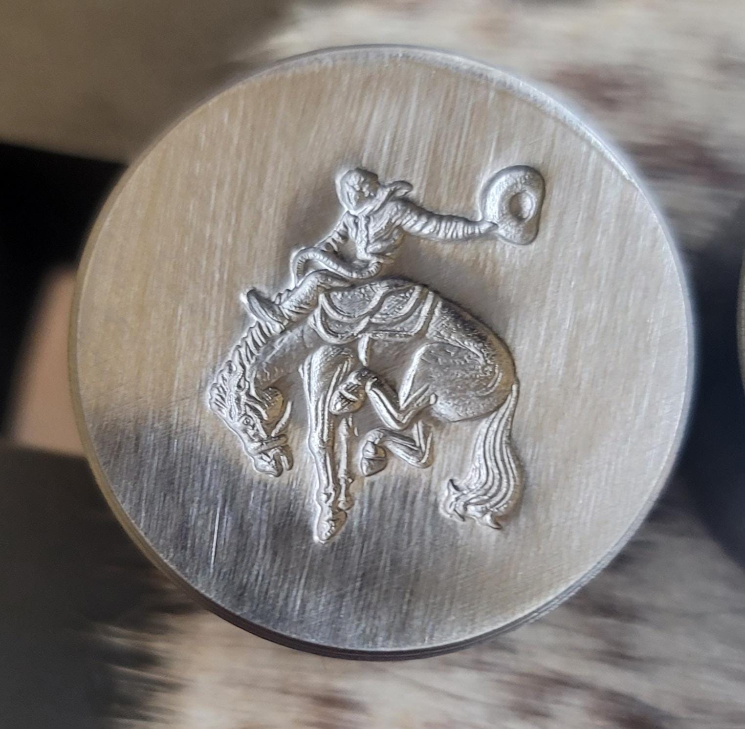 Impression Die- Bucking Bronc w/Cowboy - Brandvik Tools