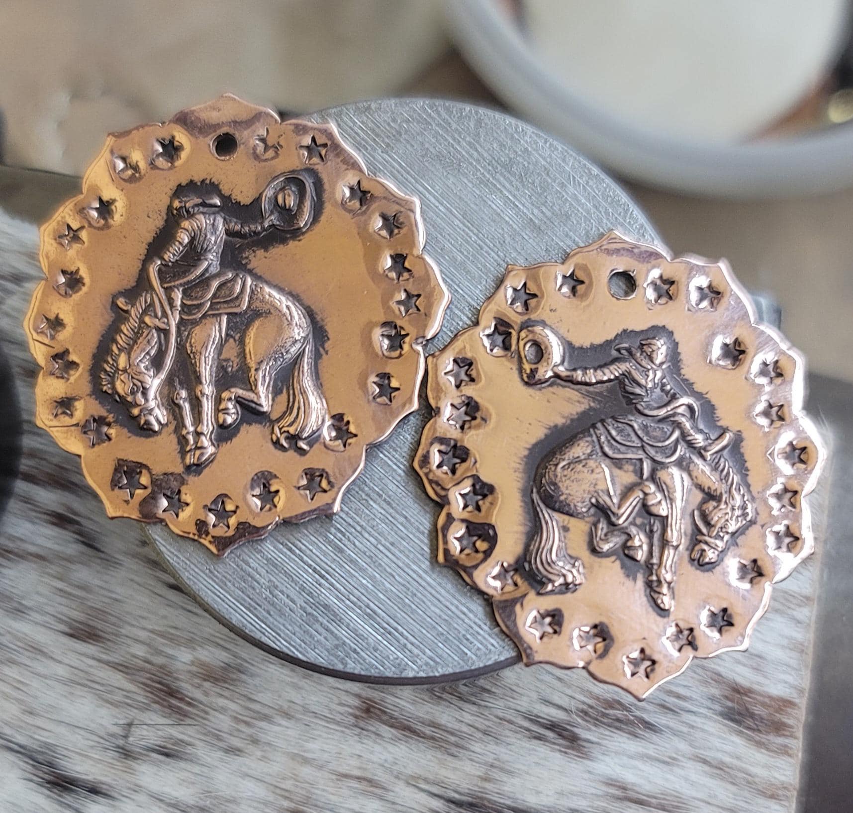 Impression Die- Bucking Bronc w/Cowboy - Brandvik Tools