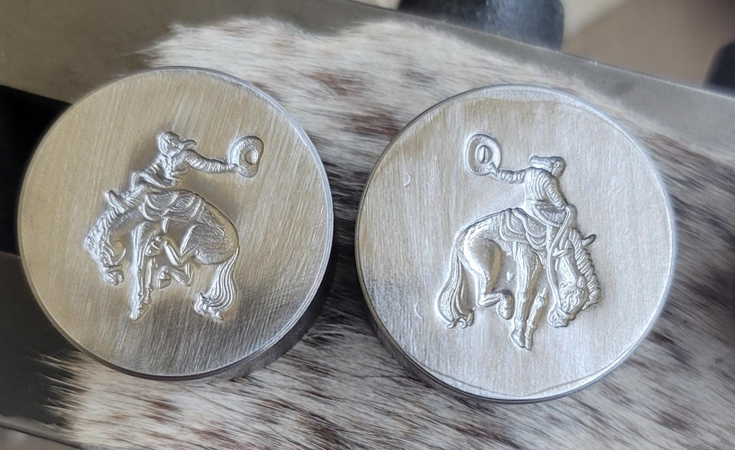 Impression Die- Bucking Bronc w/Cowboy - Brandvik Tools