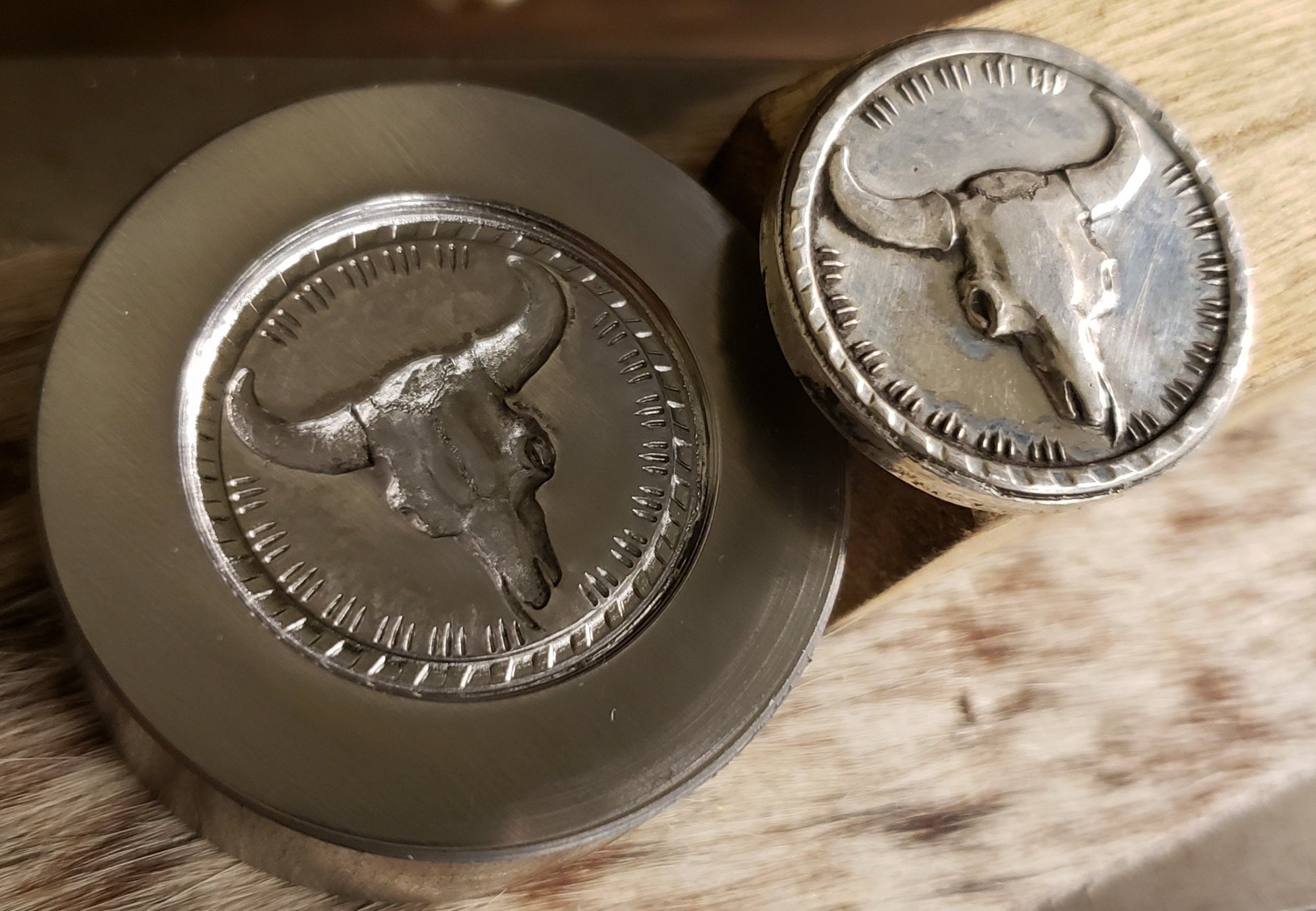 Brandvik Tools Buffalo Skull Impression Die - Good Medicine
