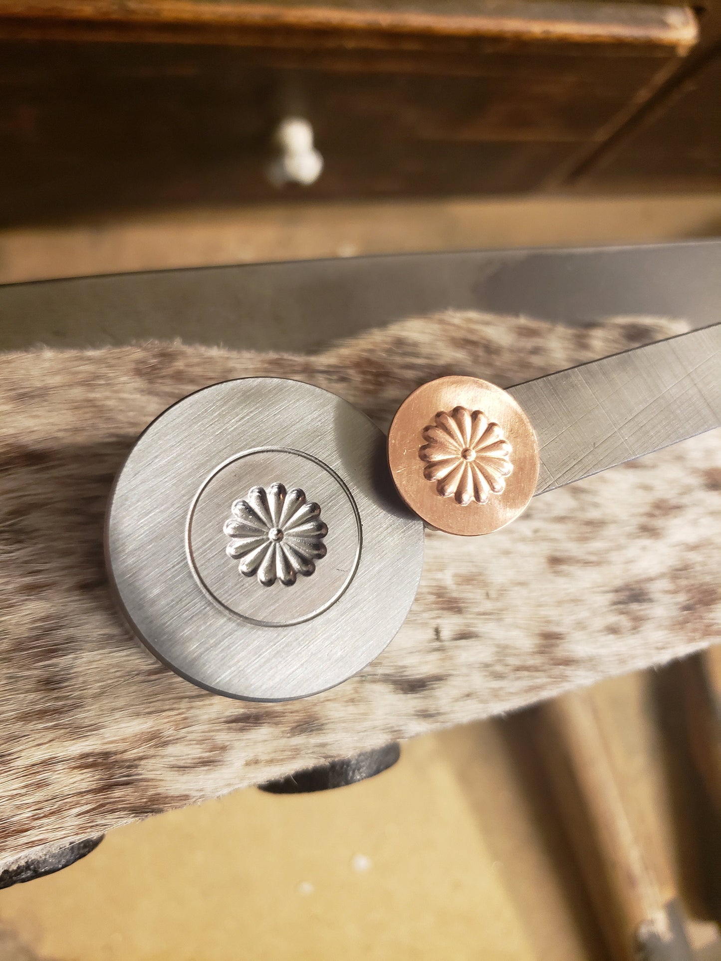 Impression Die - 3/4" Classic Concho #1