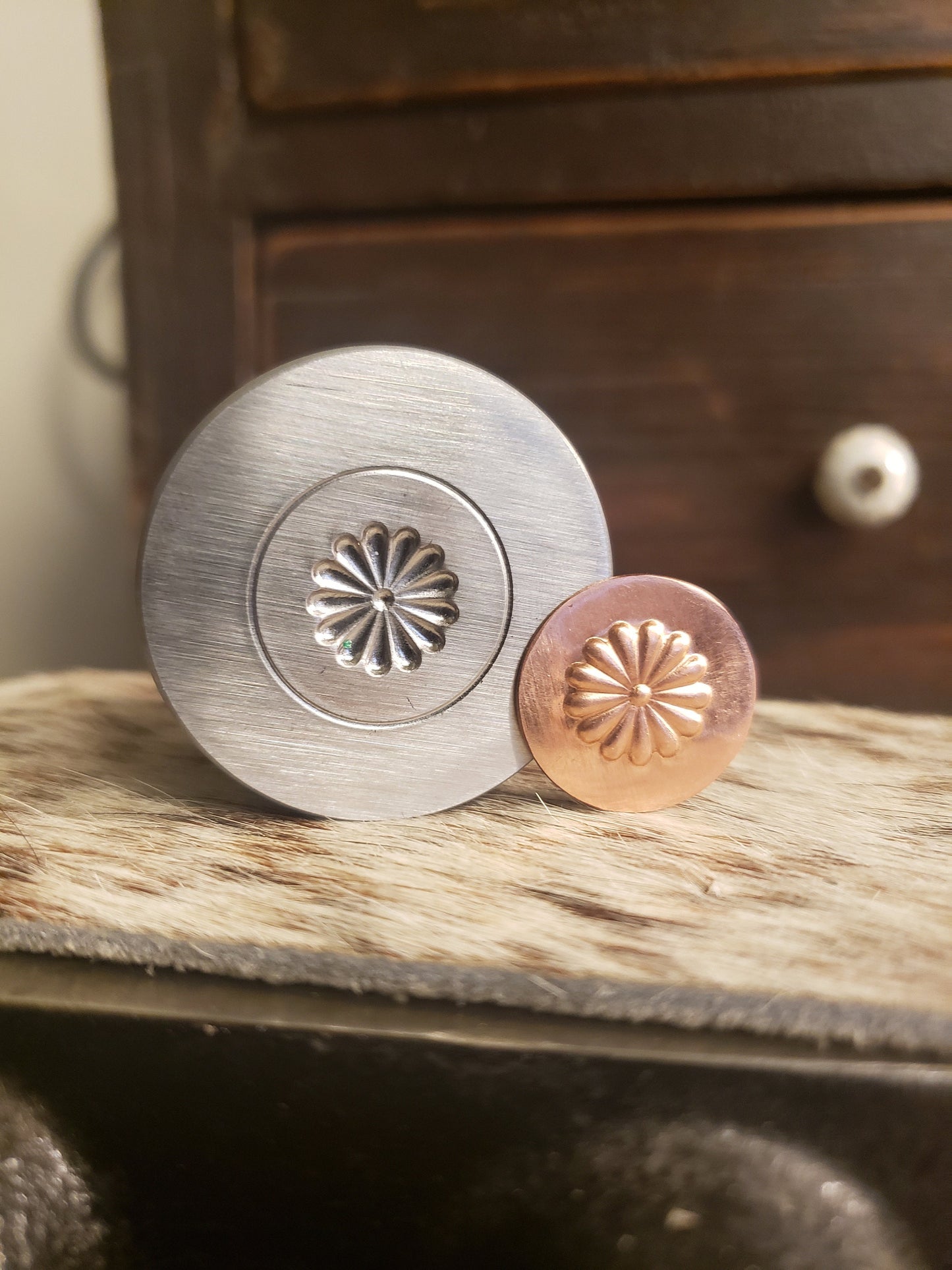 Impression Die - 3/4" Classic Concho #1