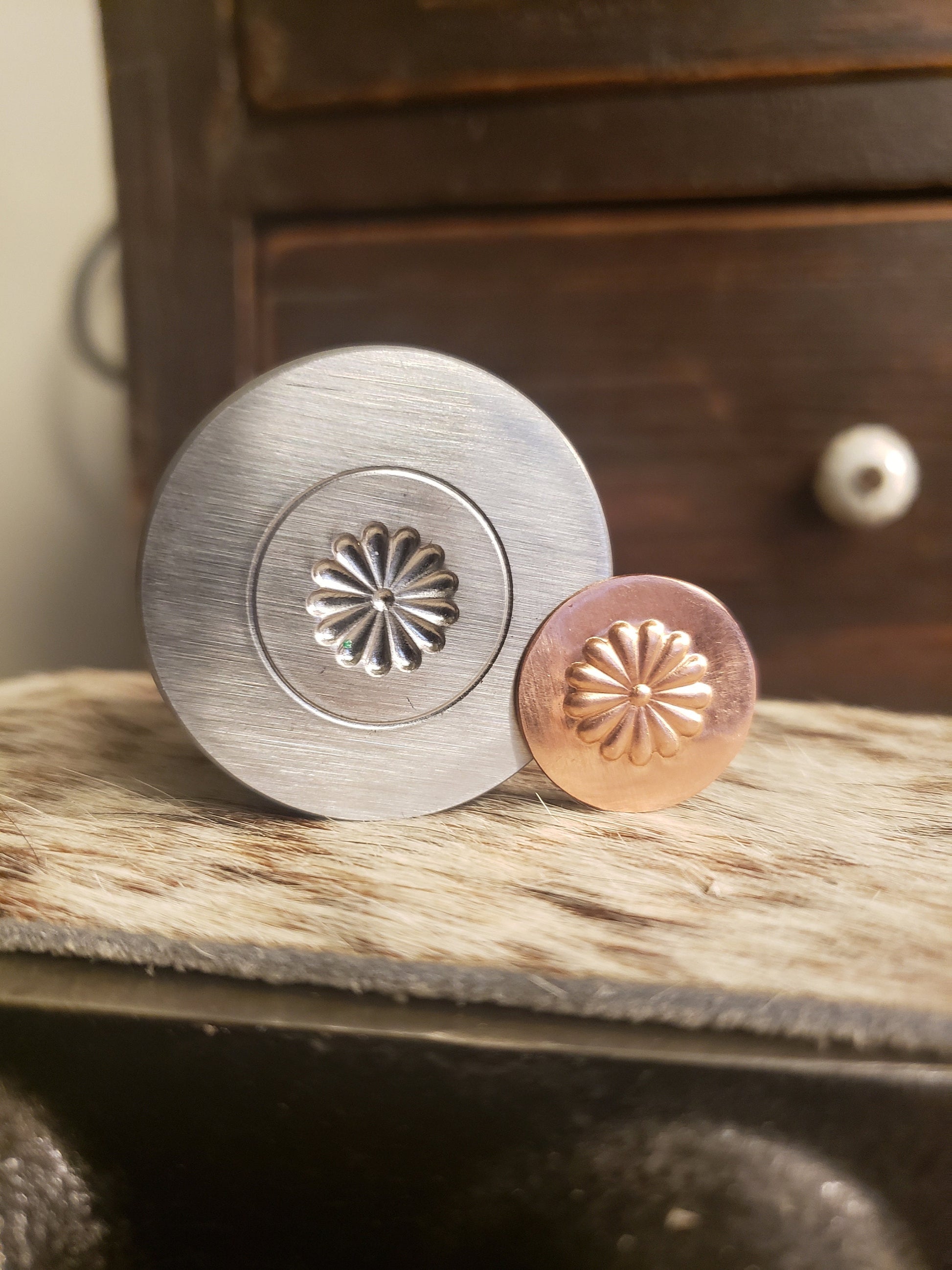 Impression Die - 3/4" Classic Concho #1