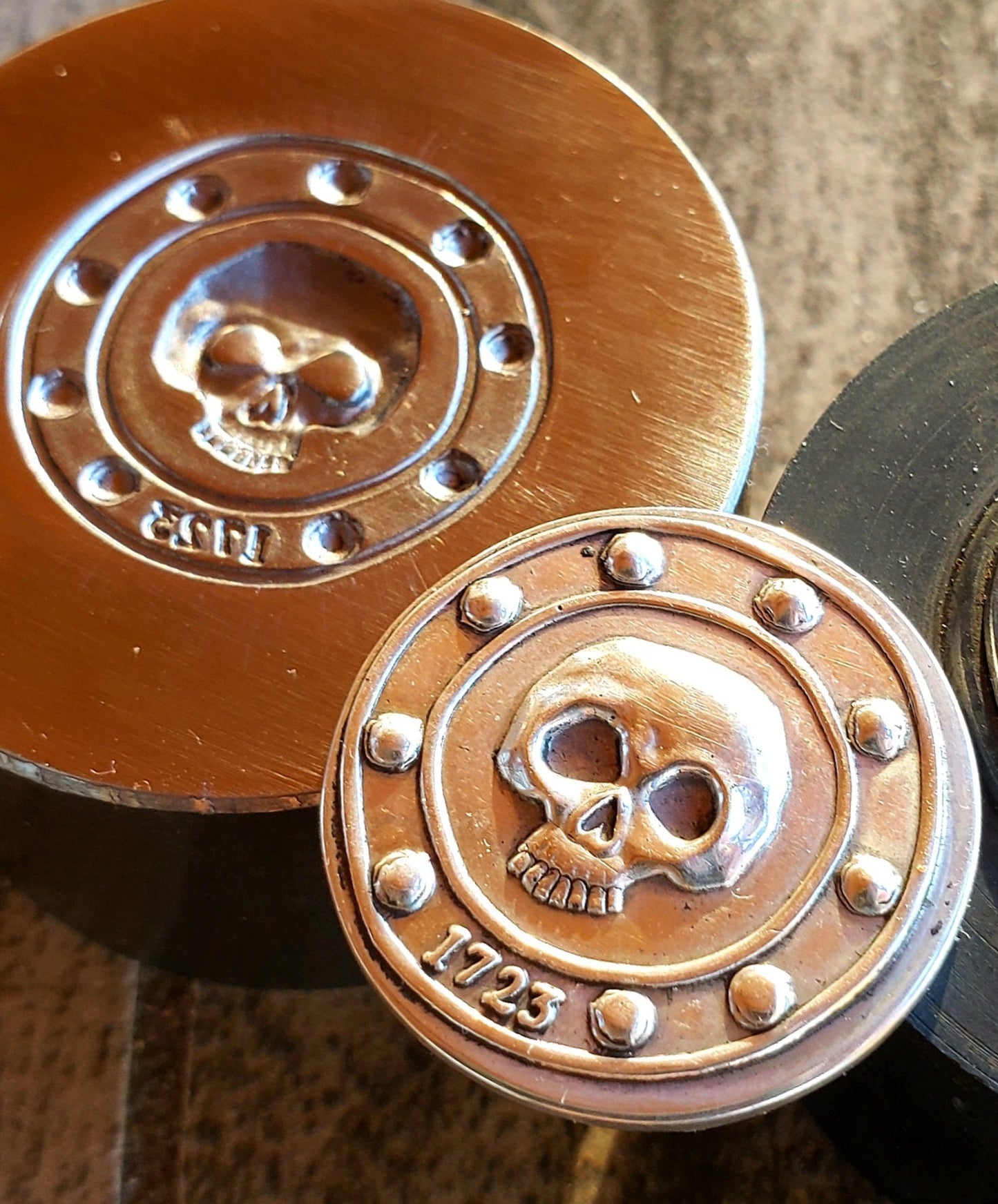 Impression Die -Gravelly Point Pirate Coin