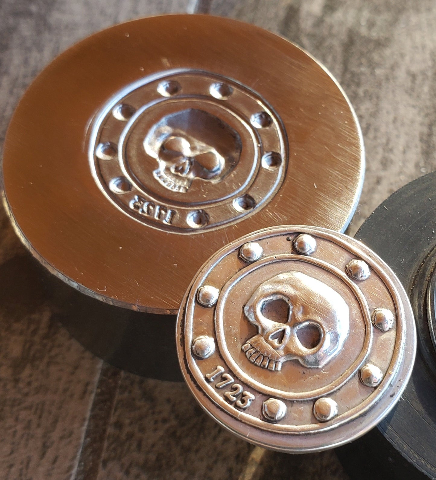 Impression Die -Gravelly Point Pirate Coin