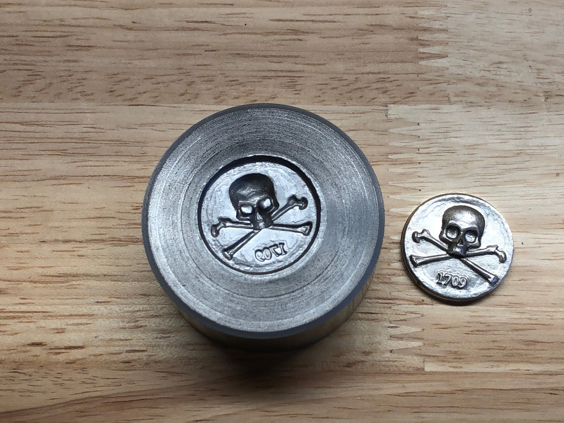 Impression Die - Pirate Coin