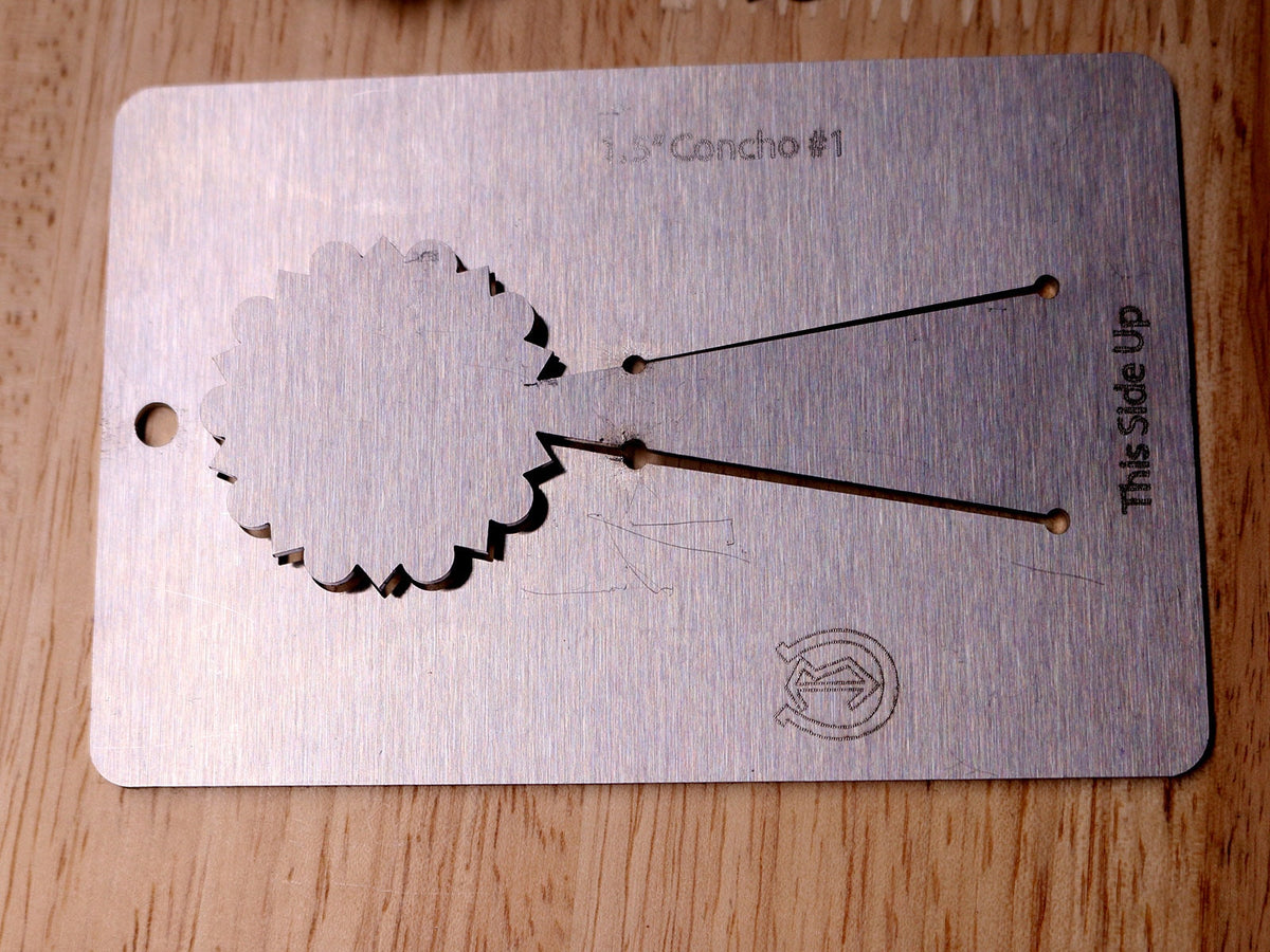 1.5 inch Concho Pancake Die #1