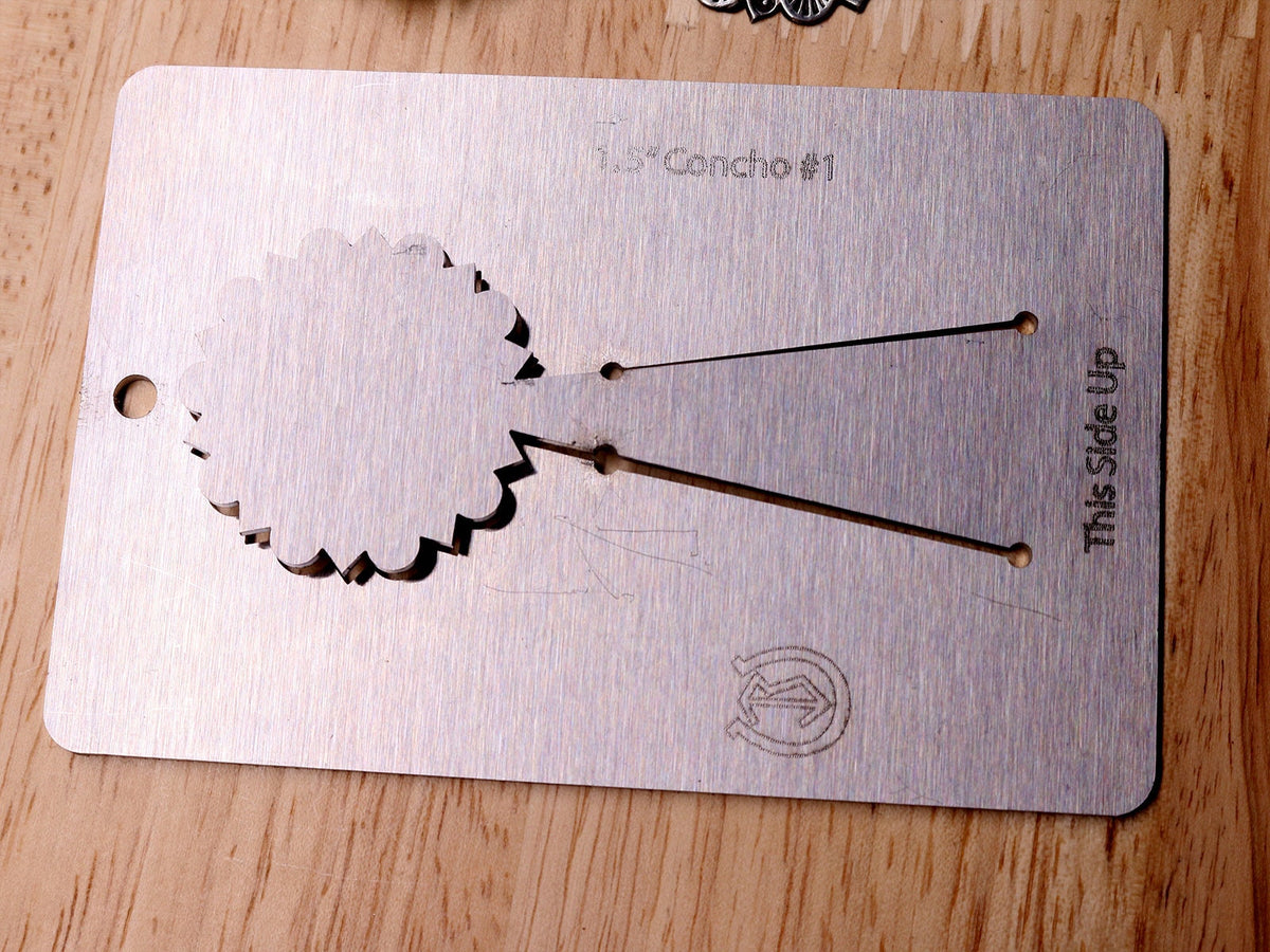 1.5 inch Concho Pancake Die #1