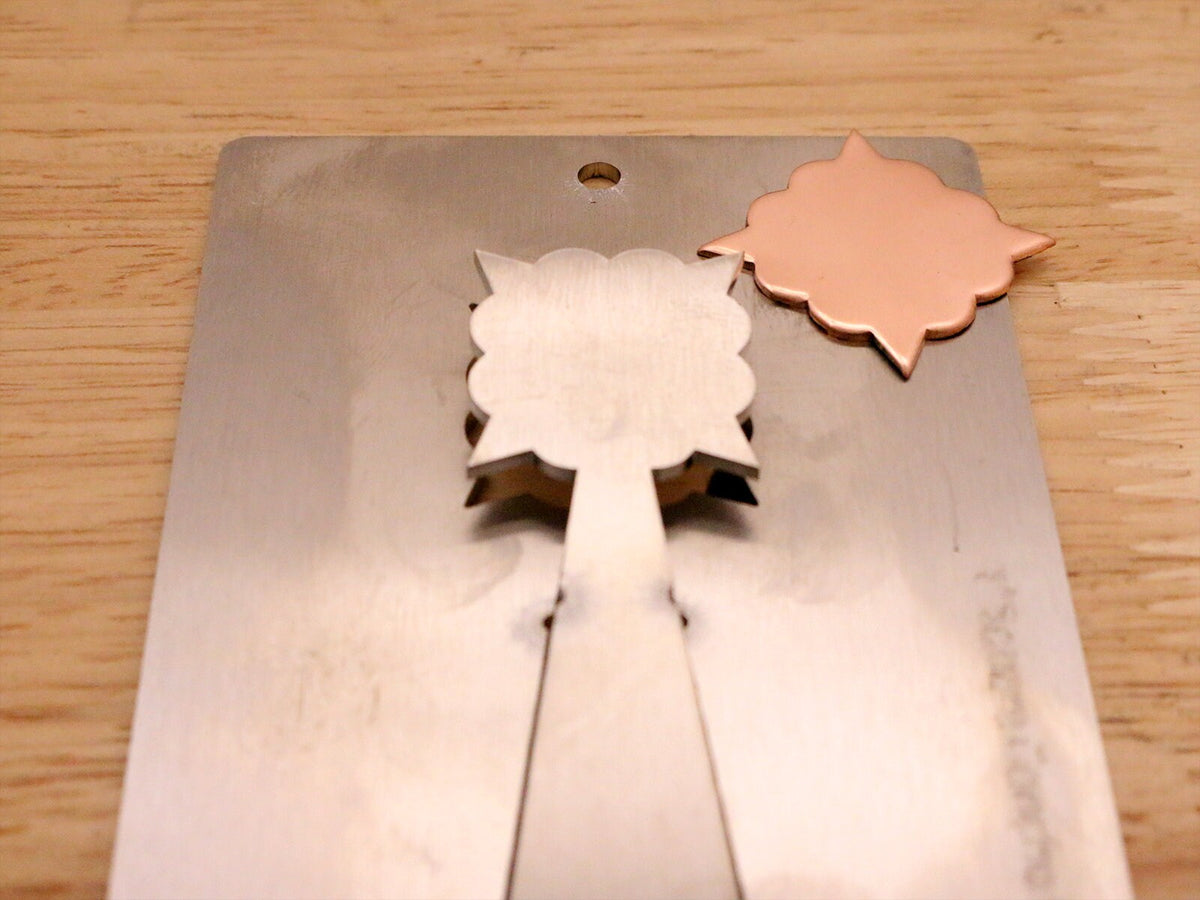 1 inch Square Concho Pancake Die #3