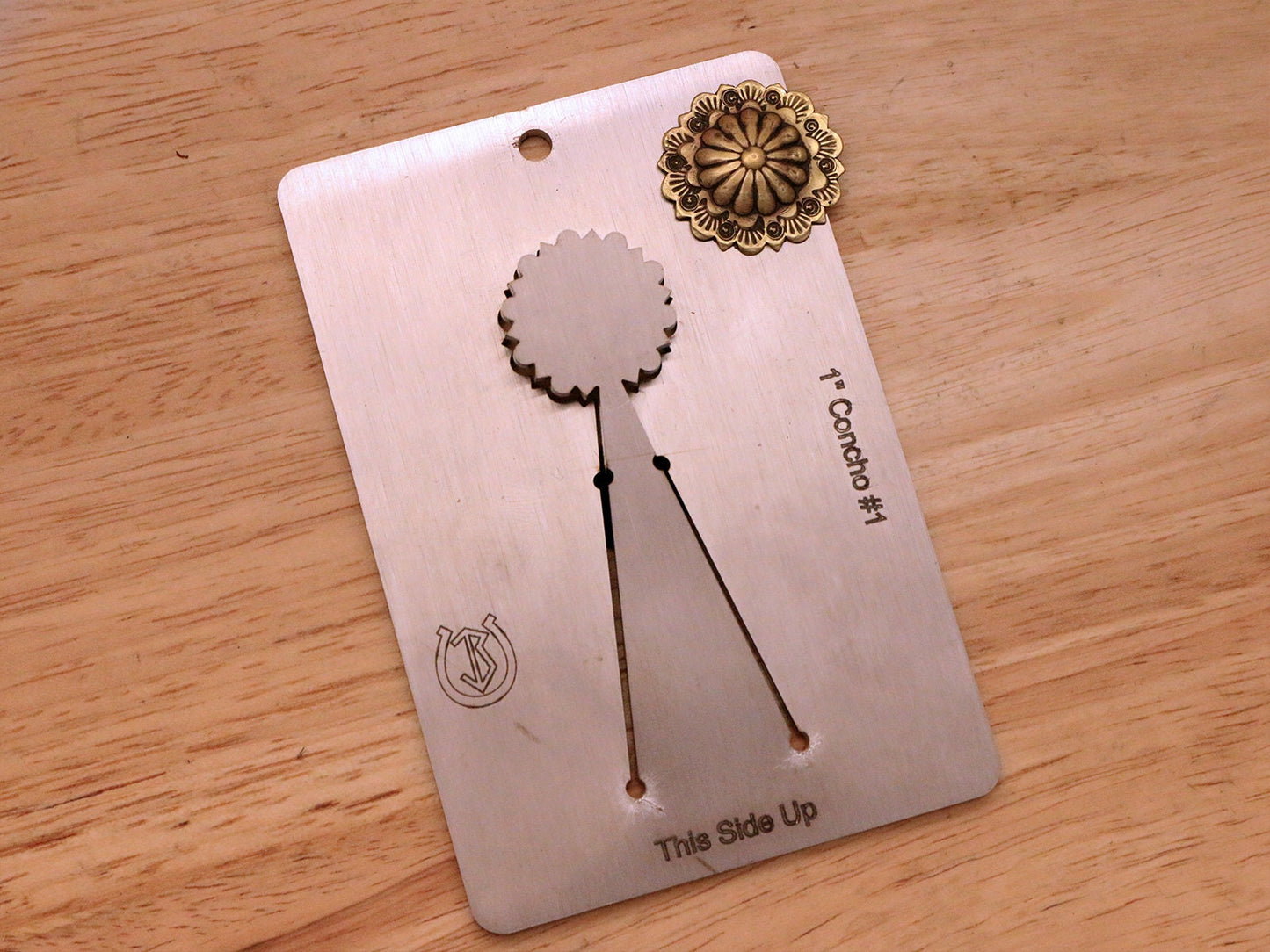 1 inch Concho Pancake Die #1