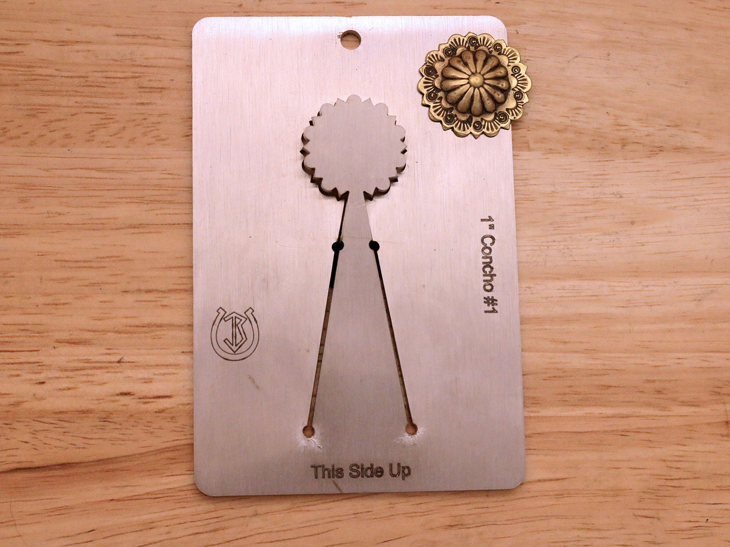 1 inch Concho Pancake Die #1