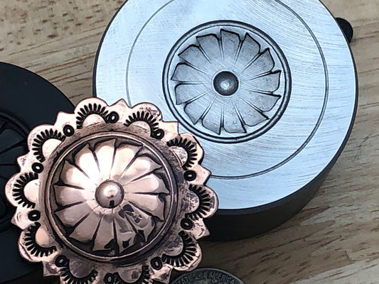 Impression Die - Windmill Concho 1.5 inch