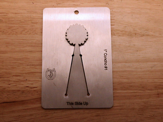 1 inch Concho Pancake Die #1