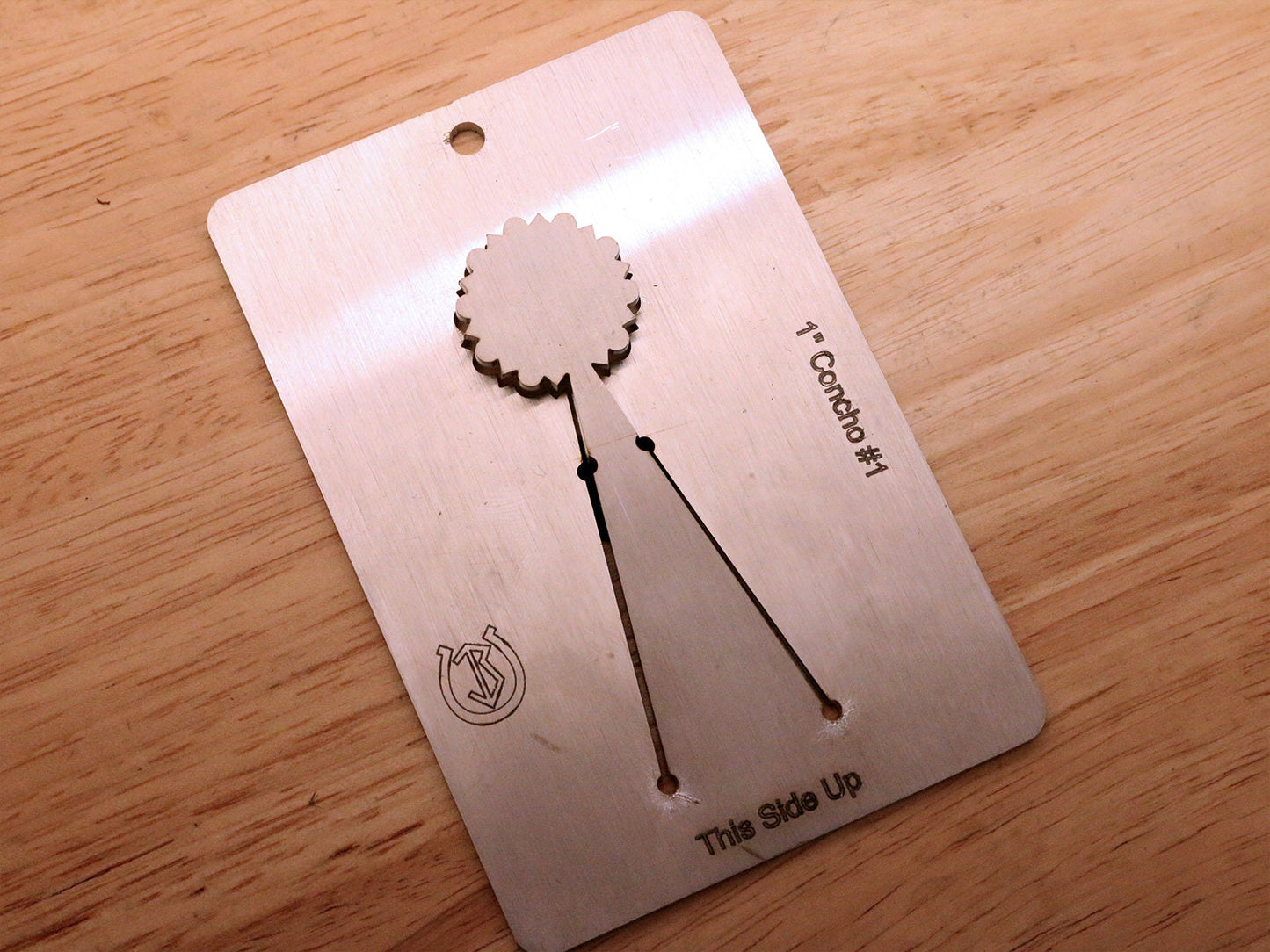1 inch Concho Pancake Die #1