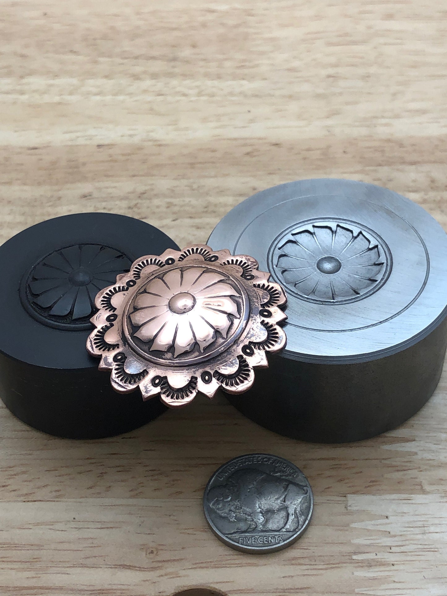 Impression Die - Windmill Concho 1.5 inch