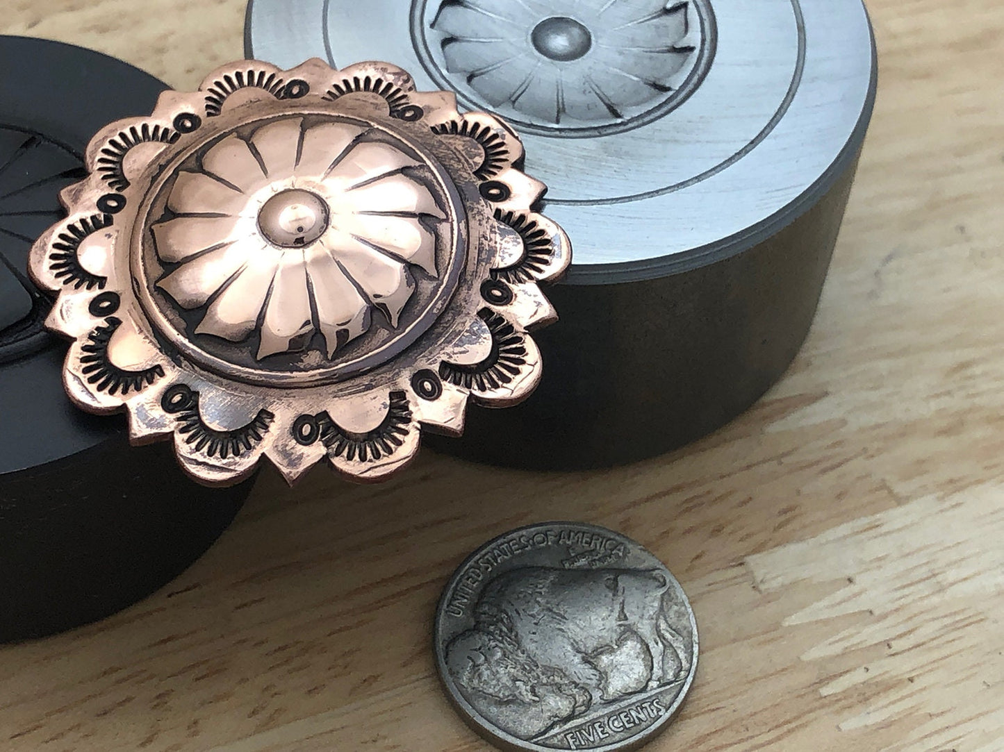 Impression Die - Windmill Concho 1.5 inch