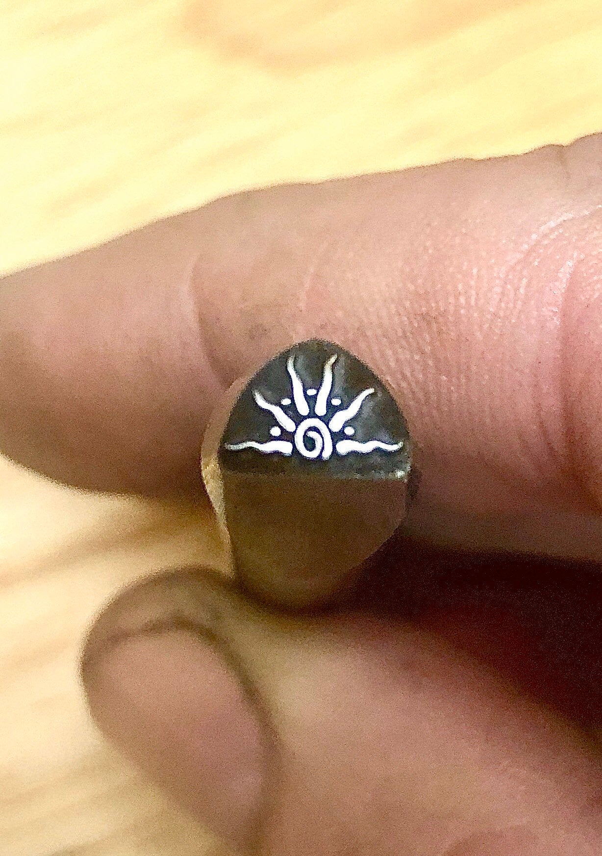 Nirvana Sunrise Metal Stamp