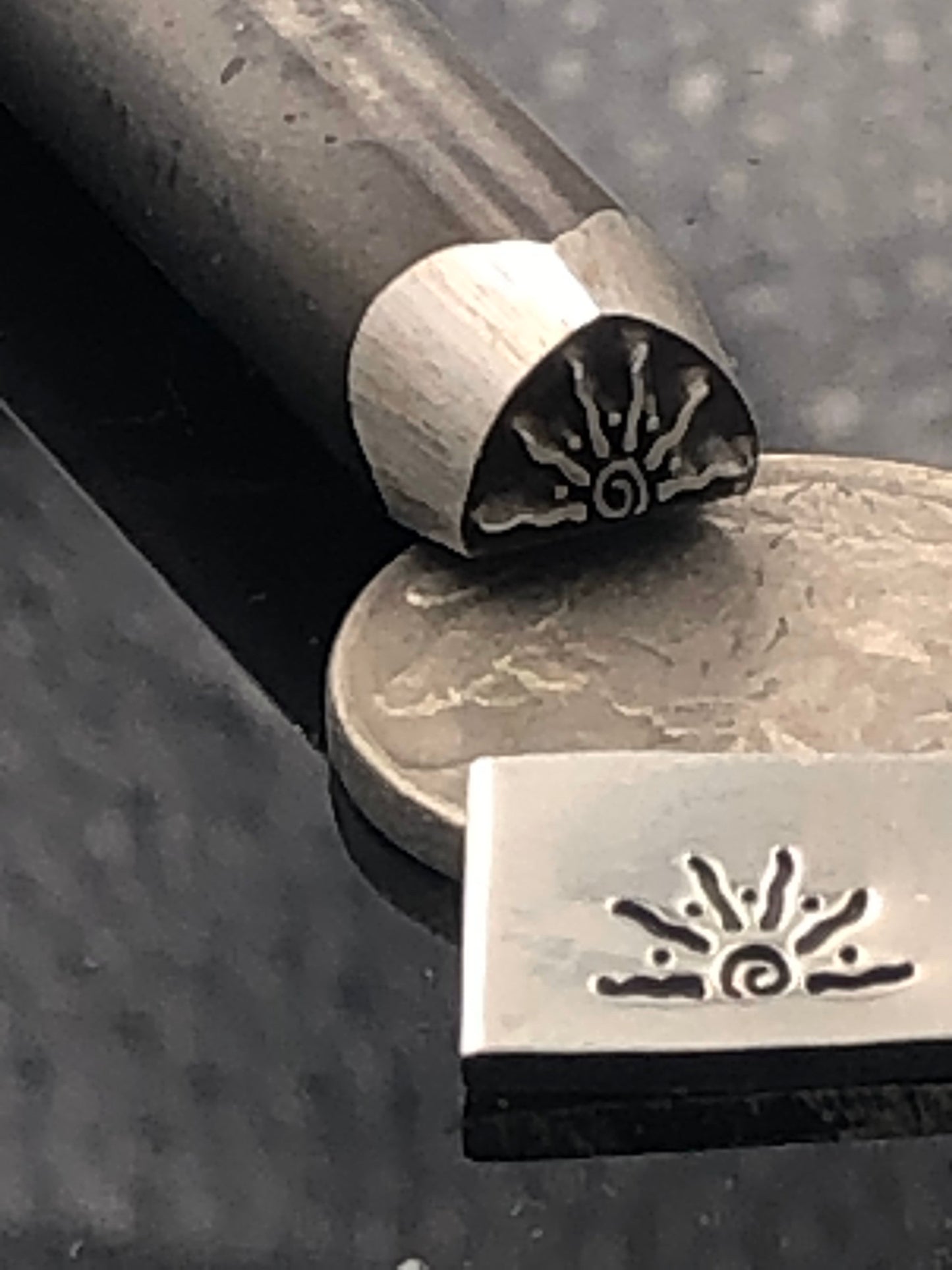 Nirvana Sunrise Metal Stamp