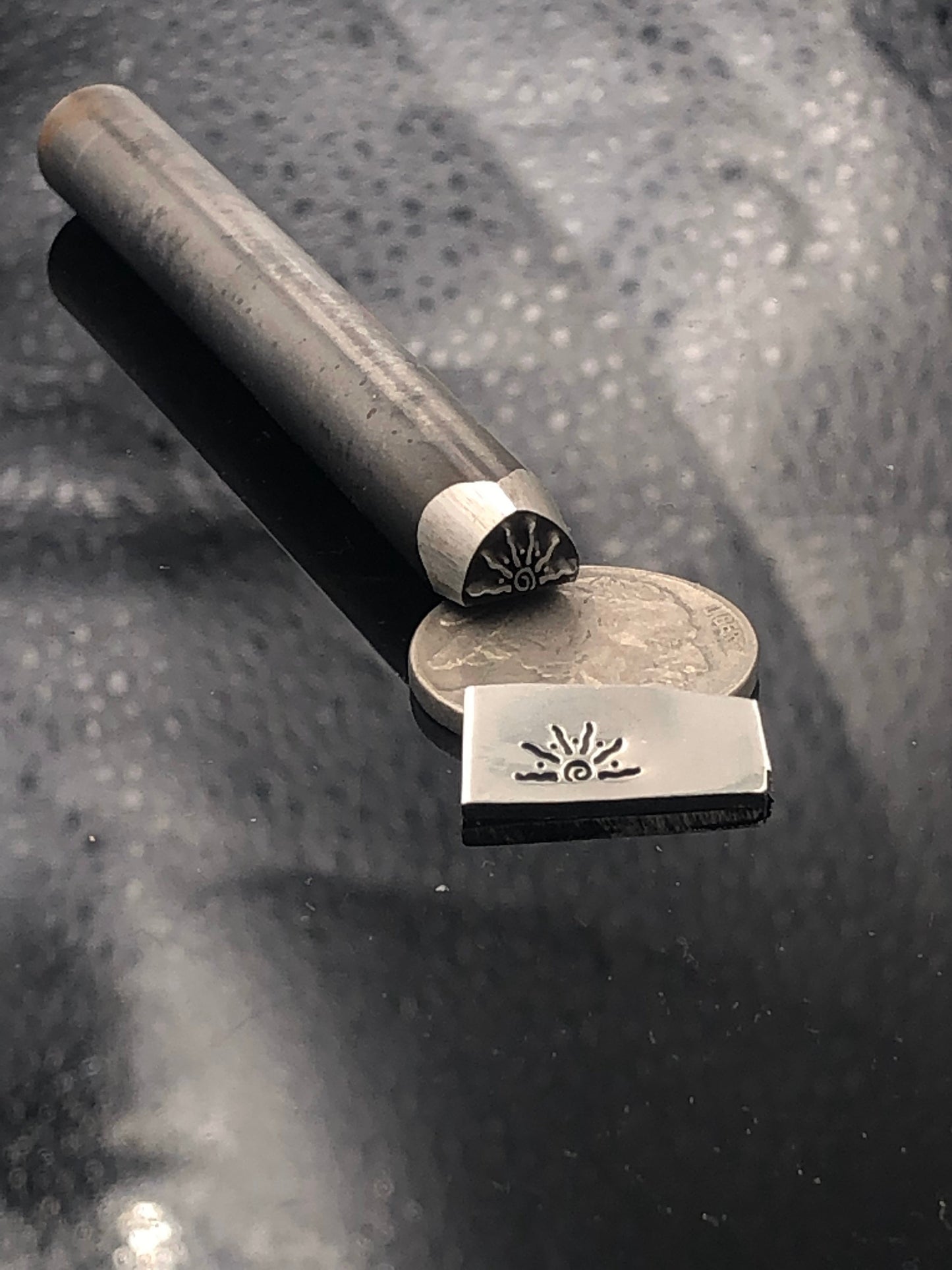 Nirvana Sunrise Metal Stamp
