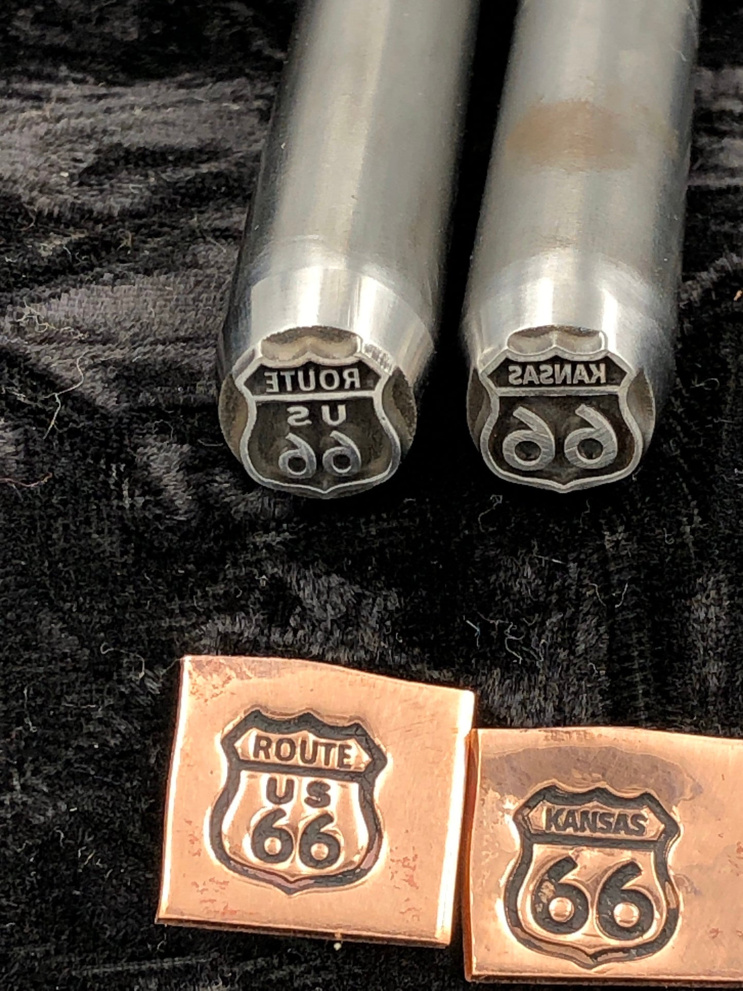 Route 66 Metal Stamps/9