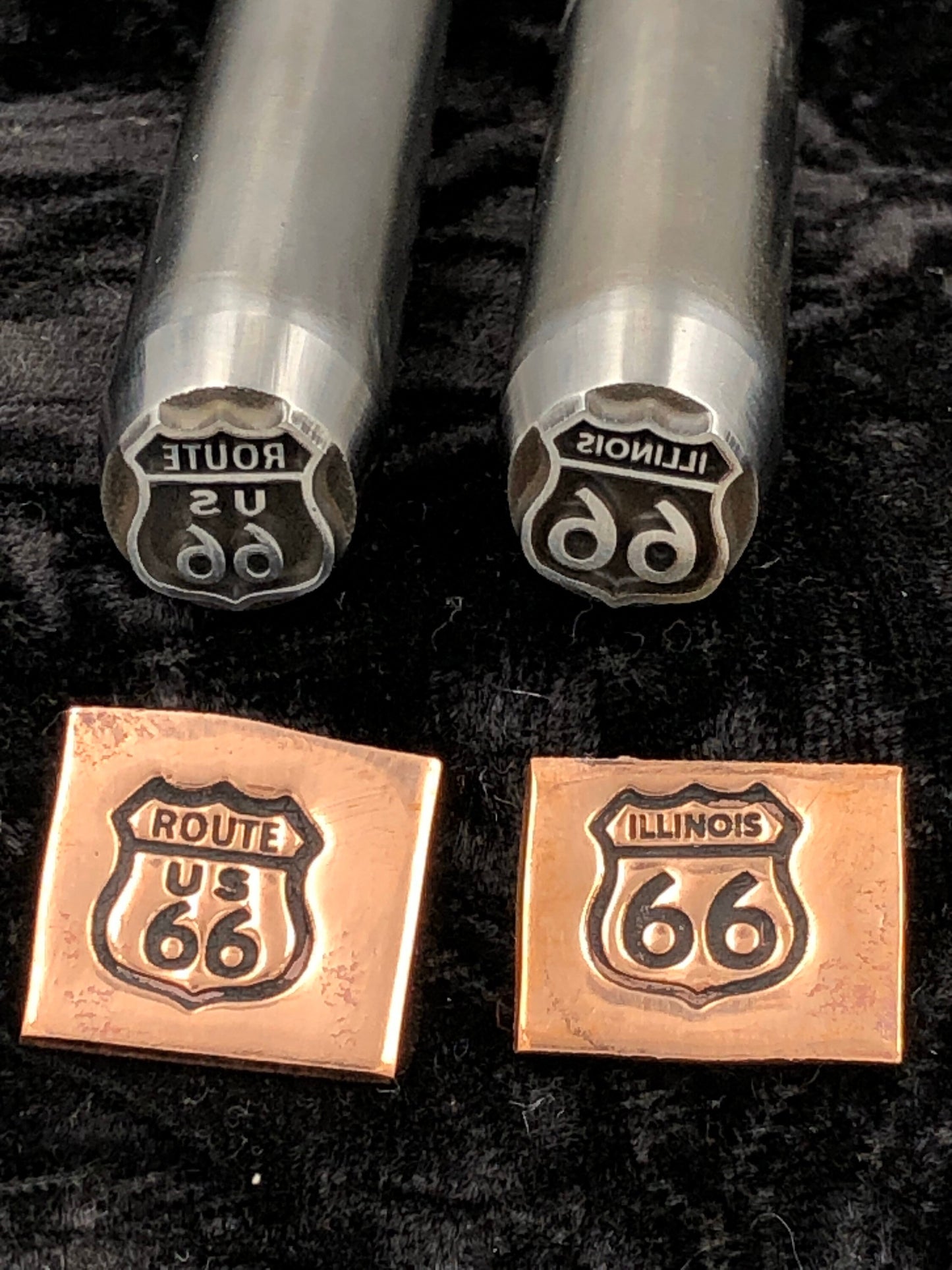 Route 66 Metal Stamps/9