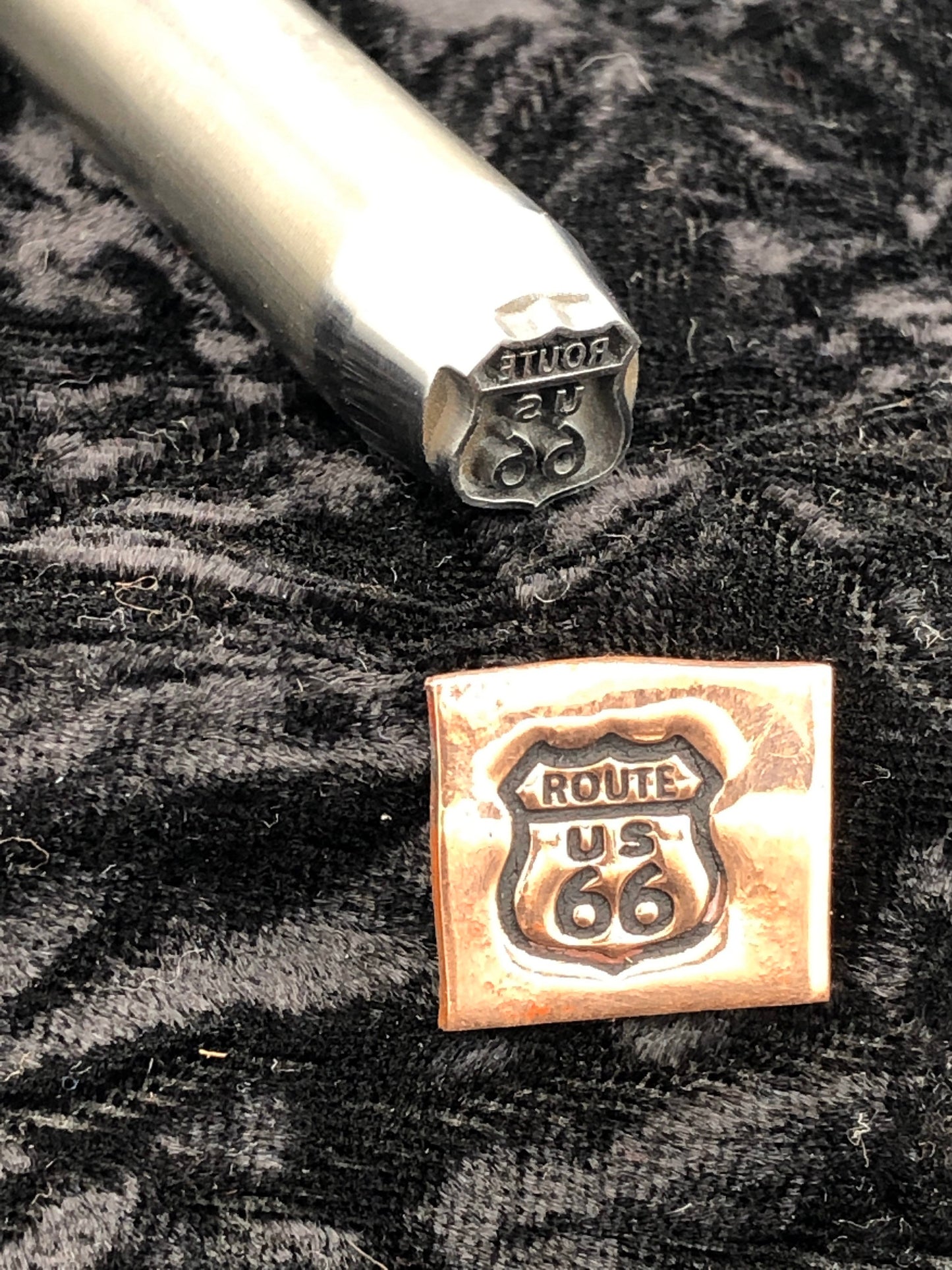 Route 66 US Metal Stamp