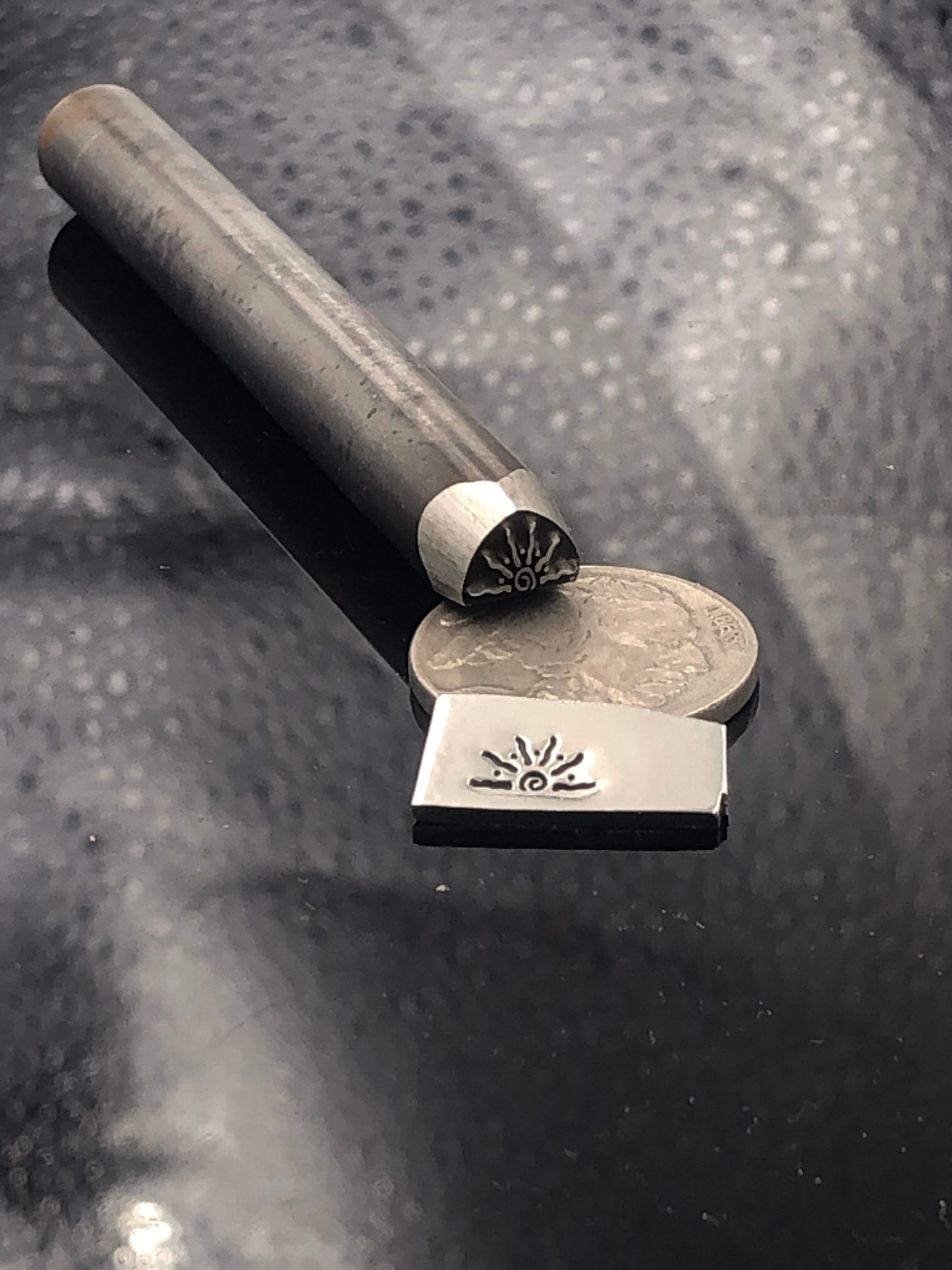 Nirvana Sunrise Metal Stamp