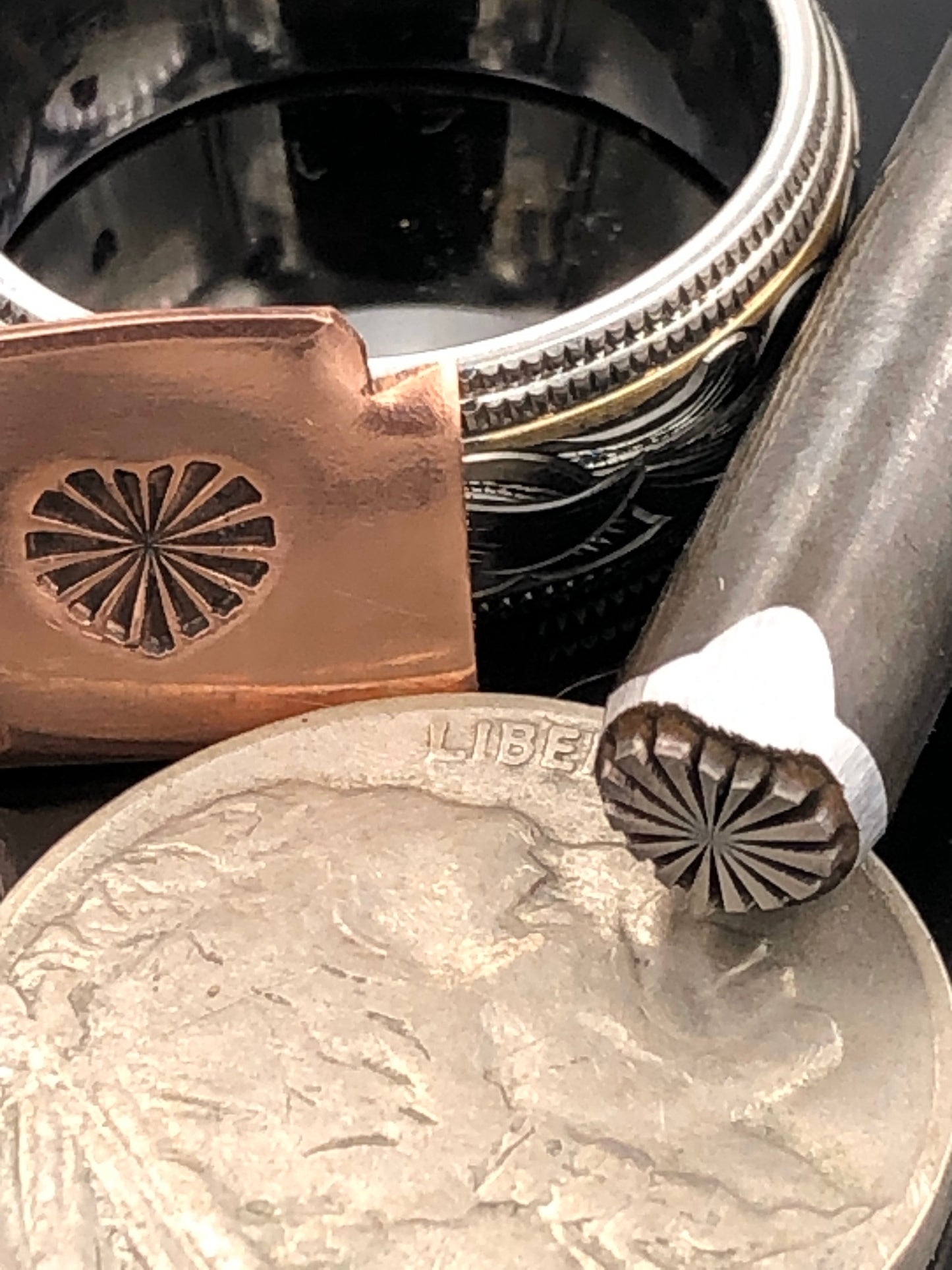 Radiant Heart Metal Stamp