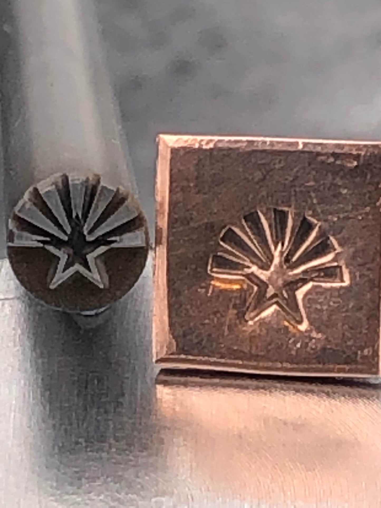 Arizona Star Metal Stamp