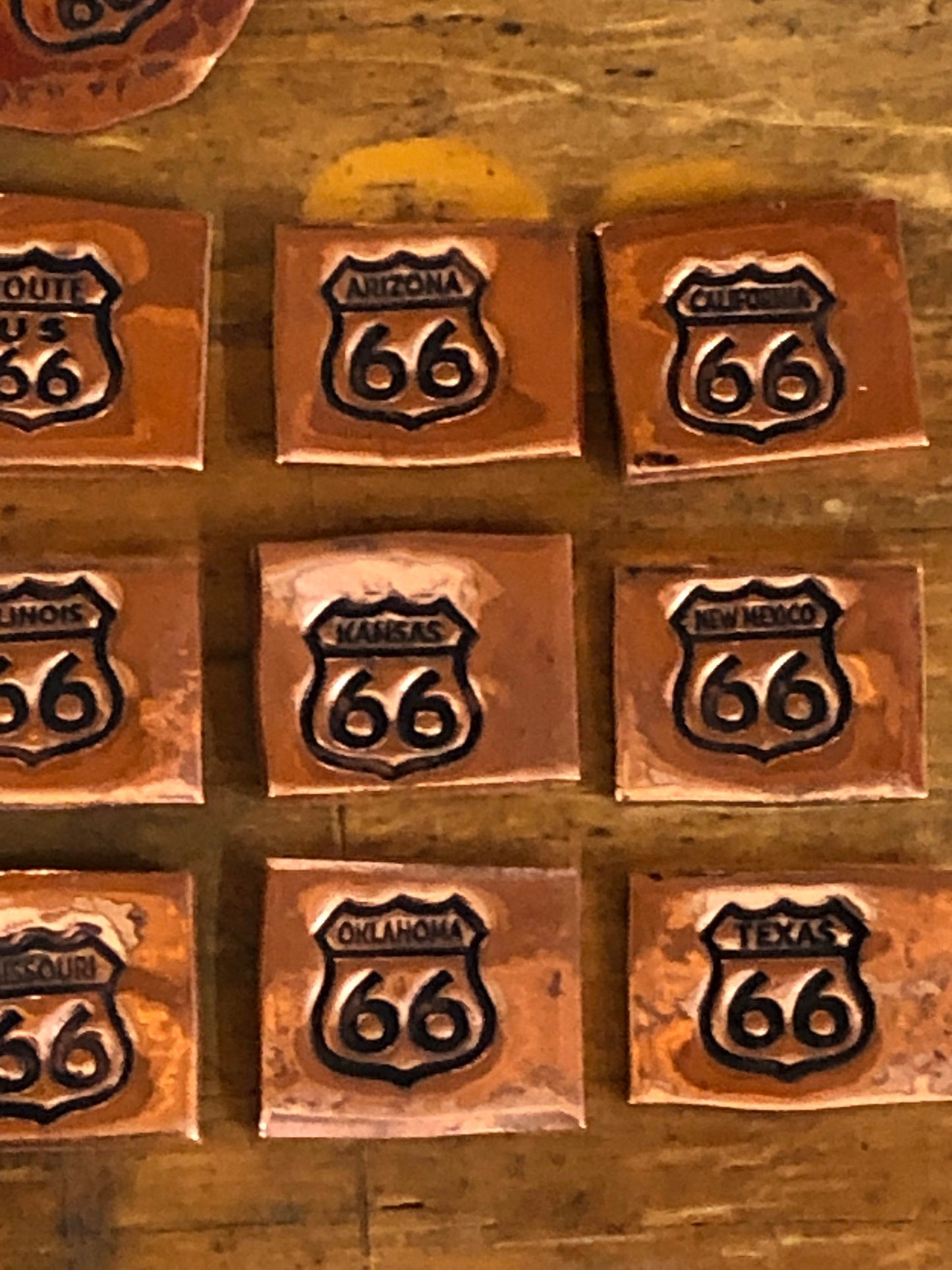 Route 66 Metal Stamps/9